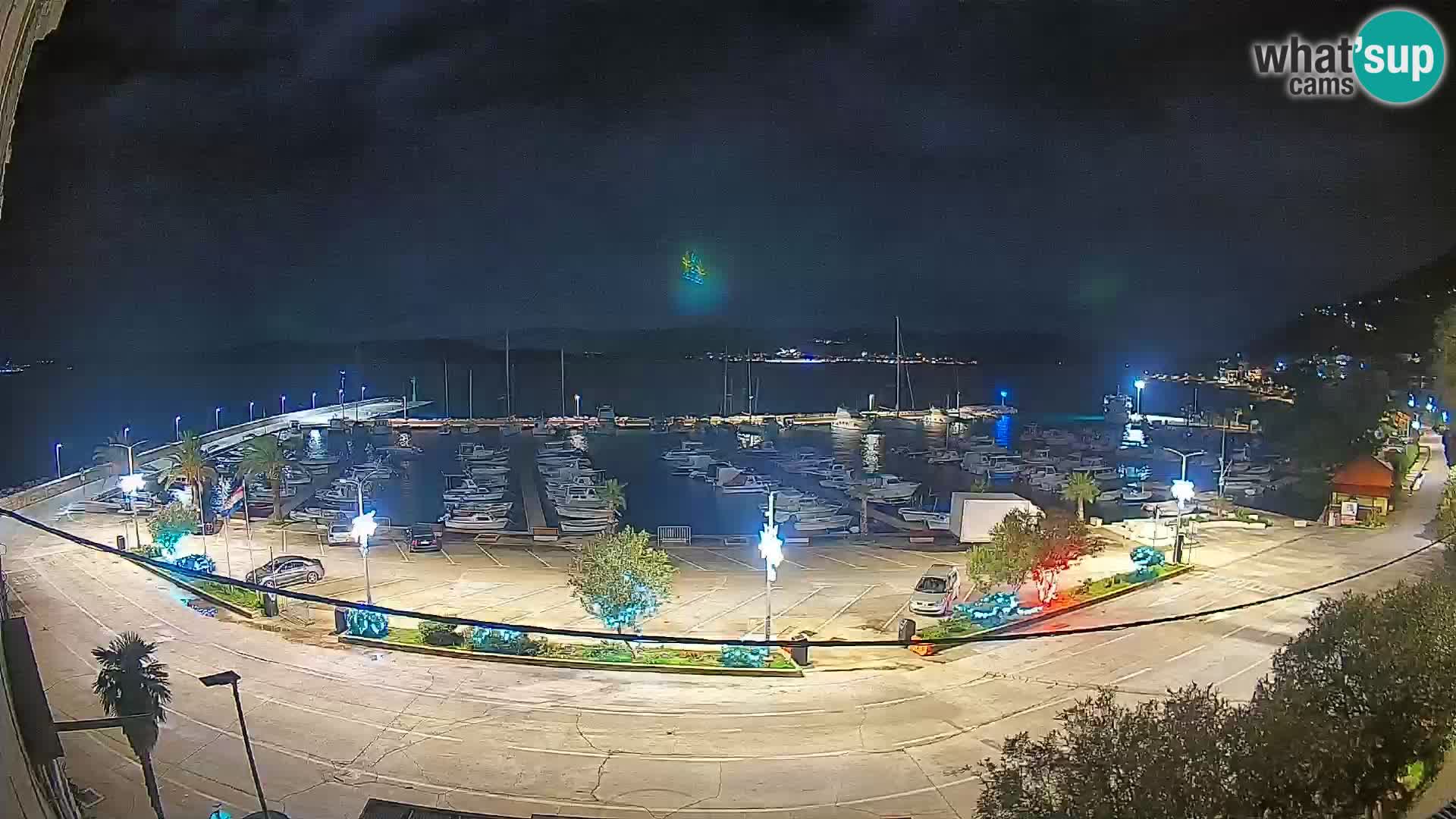 Webcam Orebić Riva – Ferry a Korčula en vivo