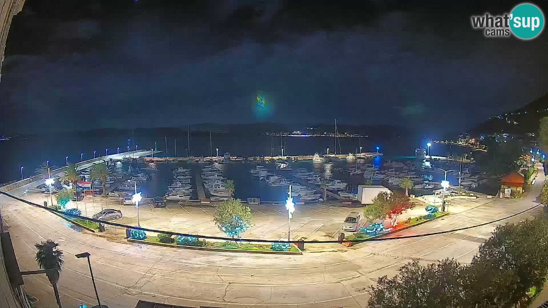 Webcam Orebić Riva – Ferry a Korčula en vivo