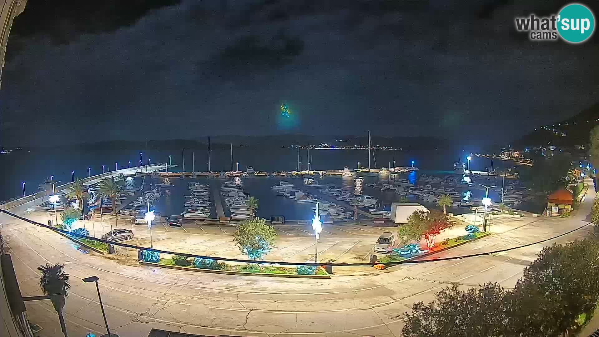 Webcam Orebić Uferpromenade – Fähre nach Korčula Live