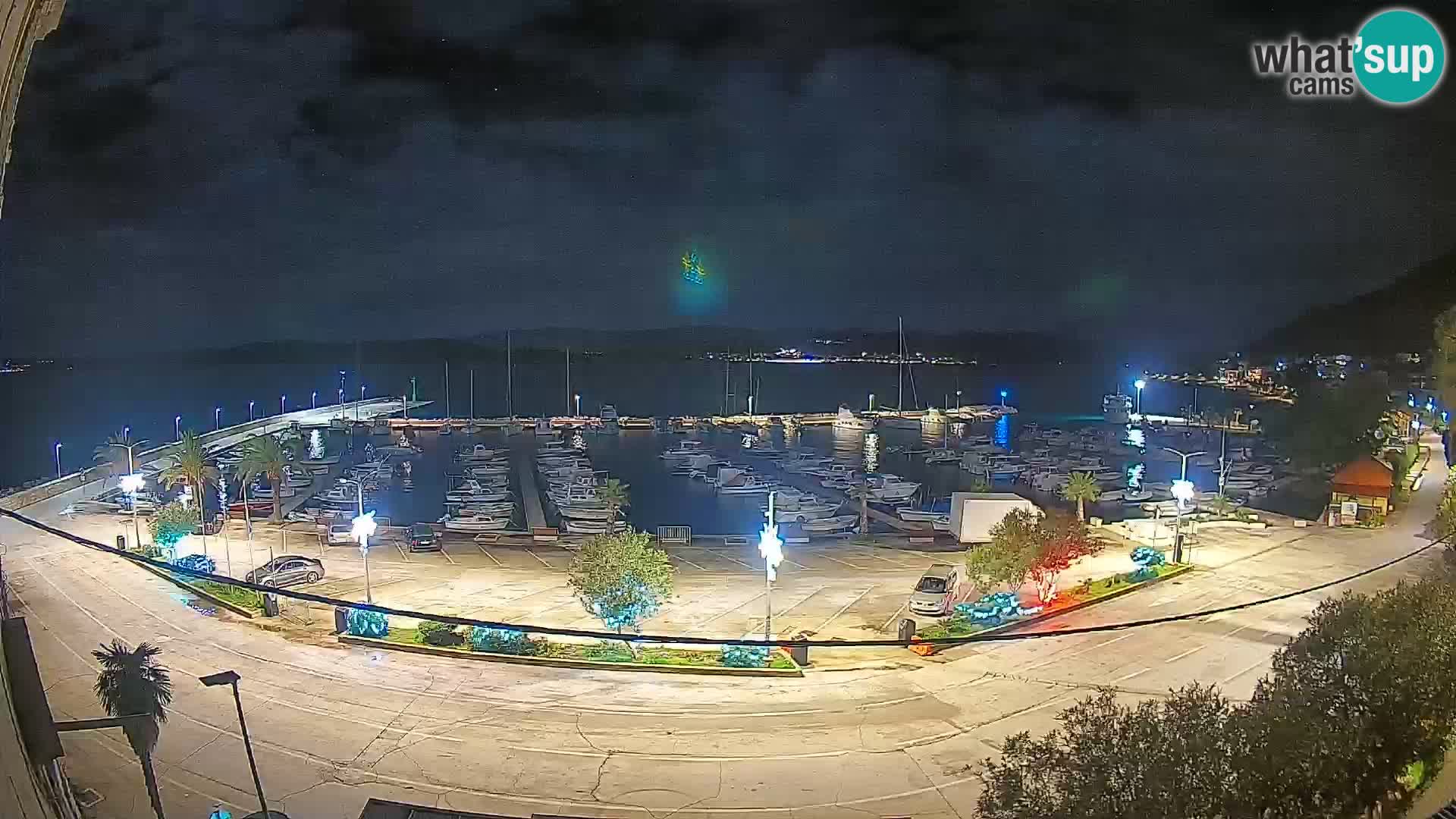 Webcam Orebić Riva – Ferry to Korčula Live