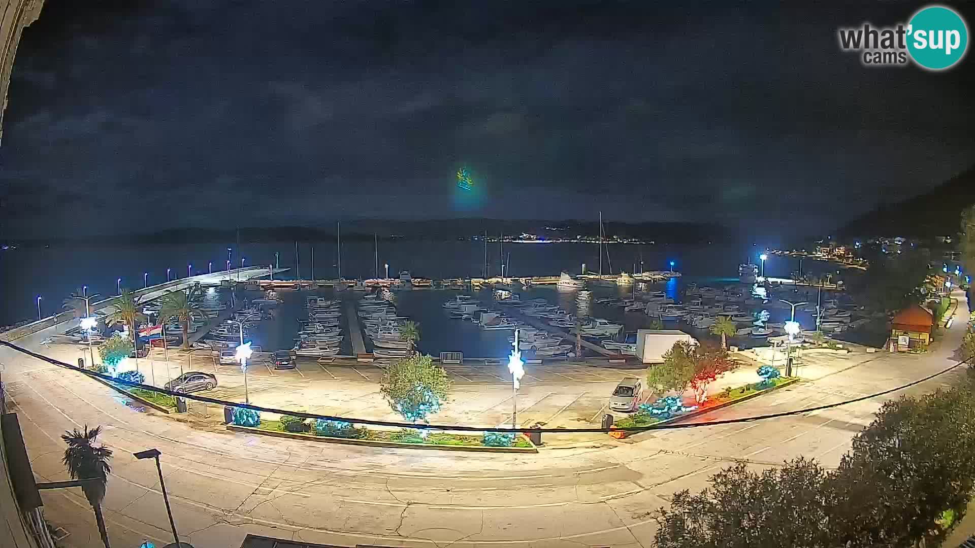 Webcam Orebić Riva – Ferry a Korčula en vivo