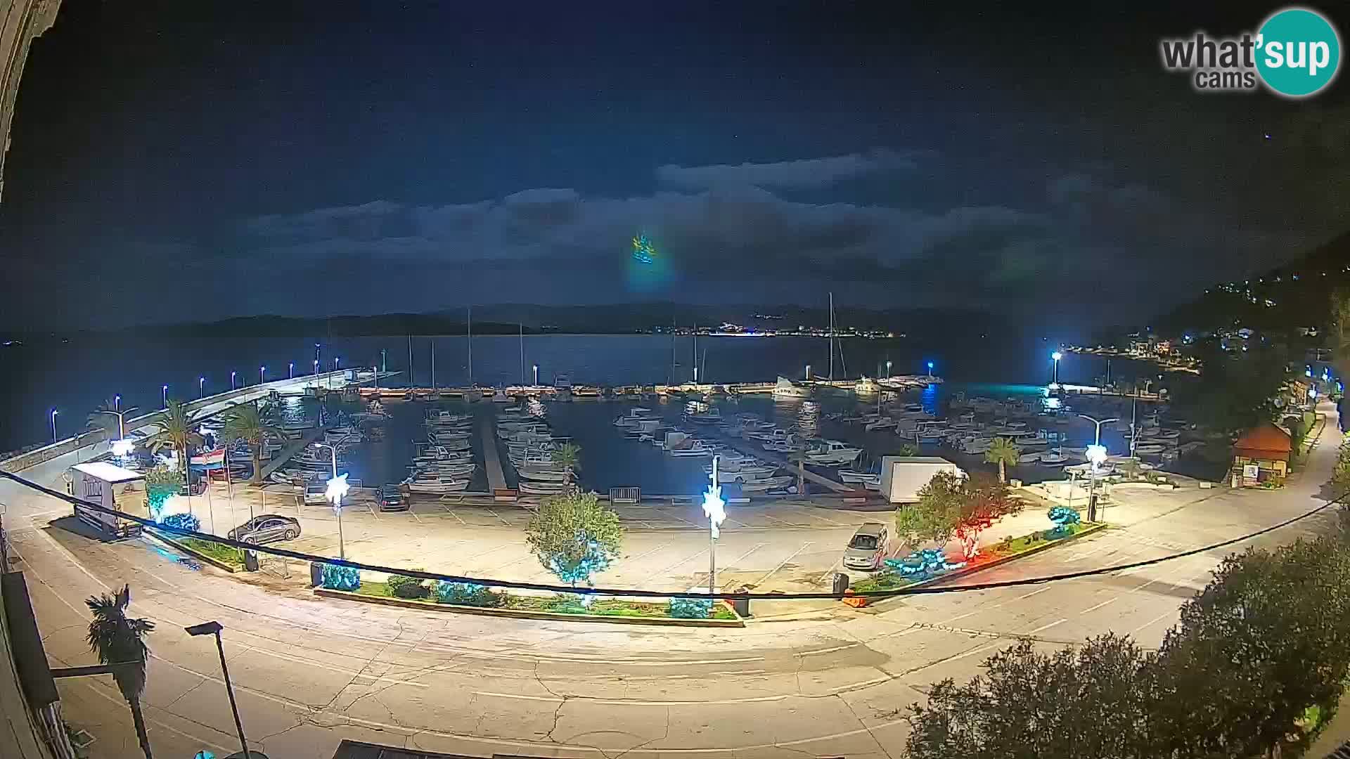 Webcam Orebić Riva – Ferry vers Korčula en direct