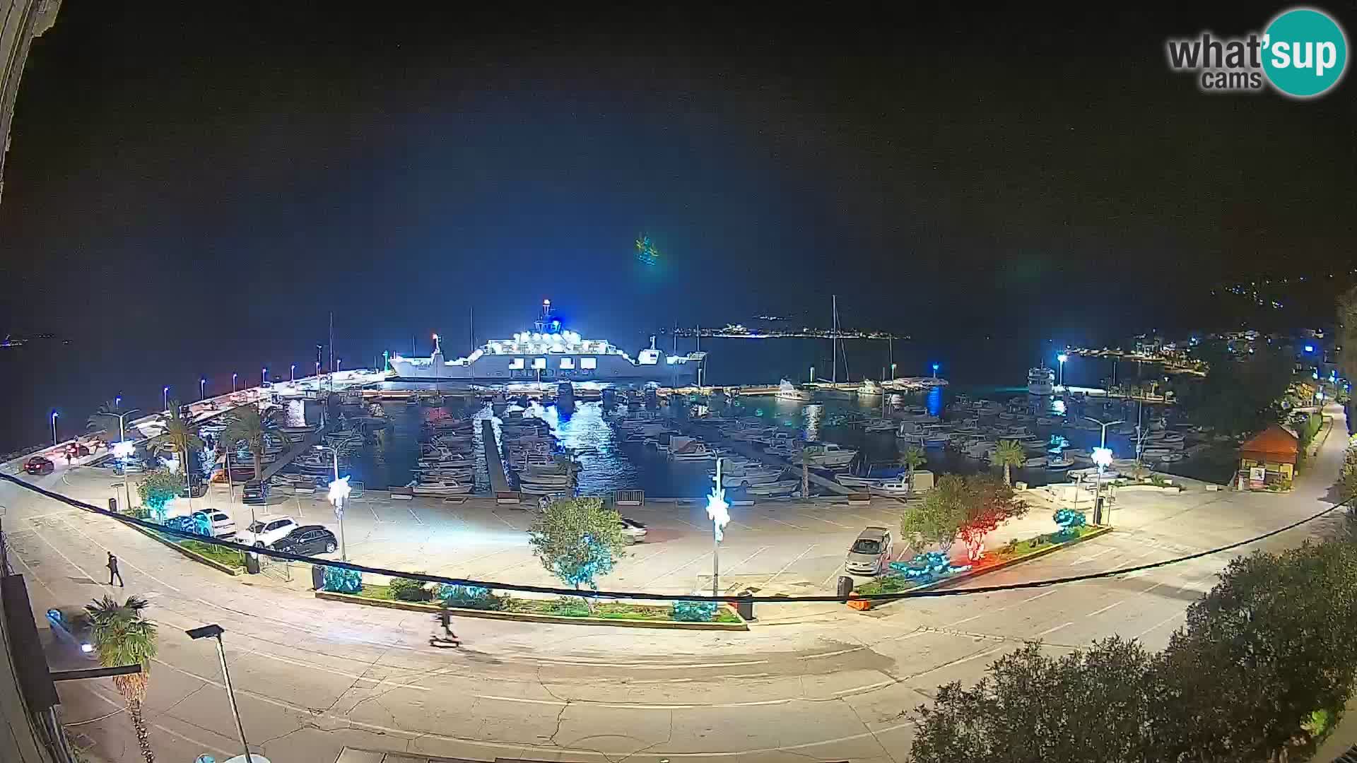 Webcam Orebić Uferpromenade – Fähre nach Korčula Live