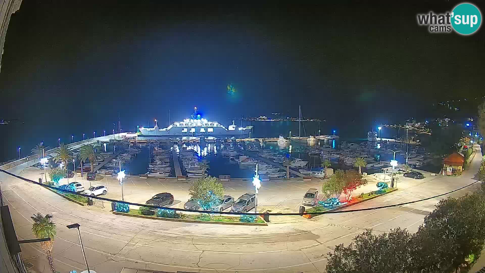 Webcam Orebić Uferpromenade – Fähre nach Korčula Live