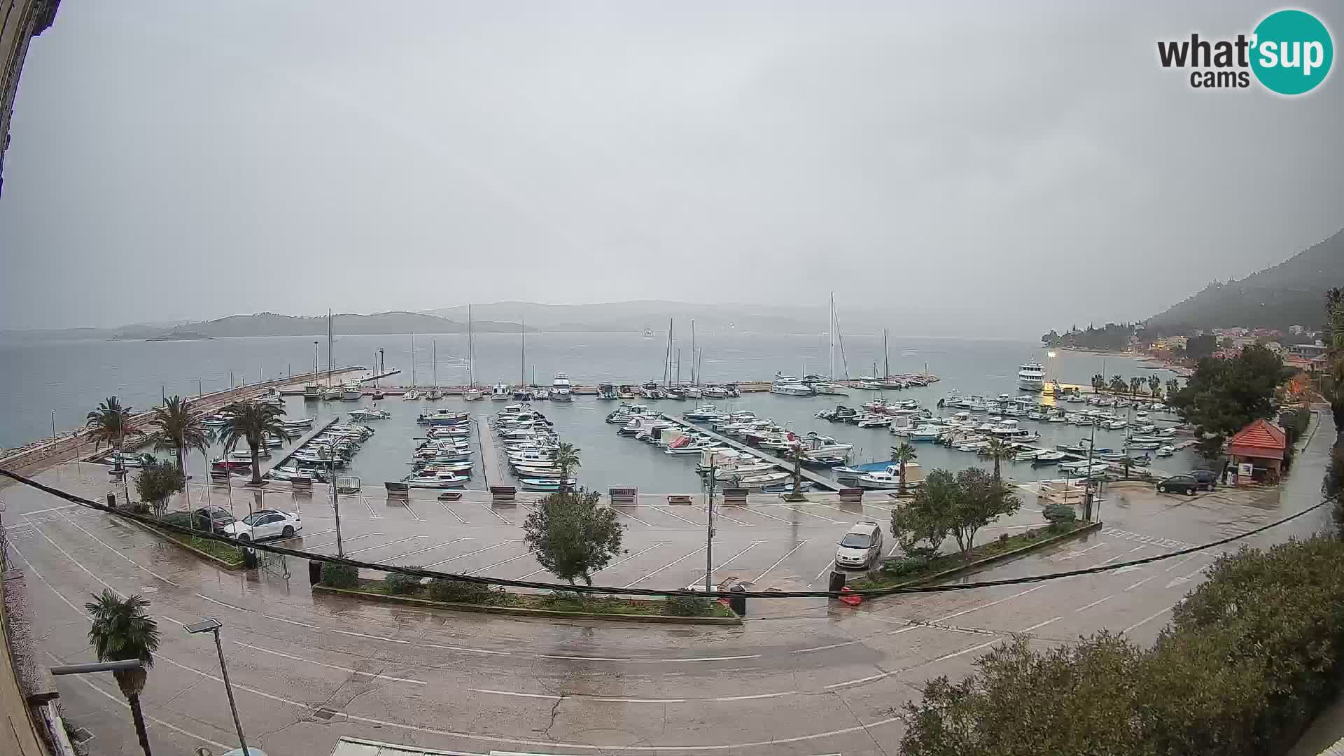 Webcam Orebić Riva – Ferry to Korčula Live