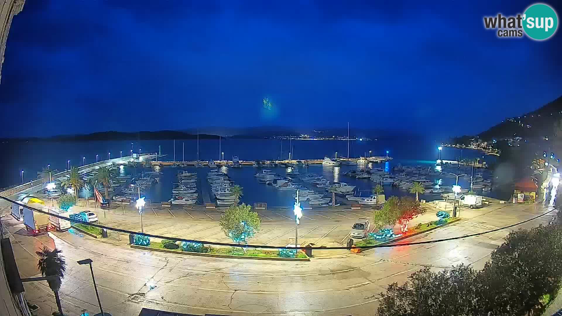 Webcam Orebić Uferpromenade – Fähre nach Korčula Live