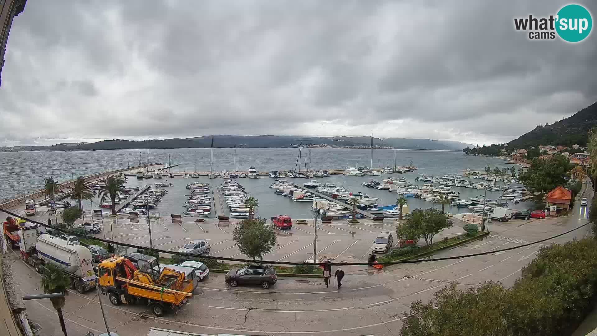 Webcam Orebić Riva – Ferry a Korčula en vivo