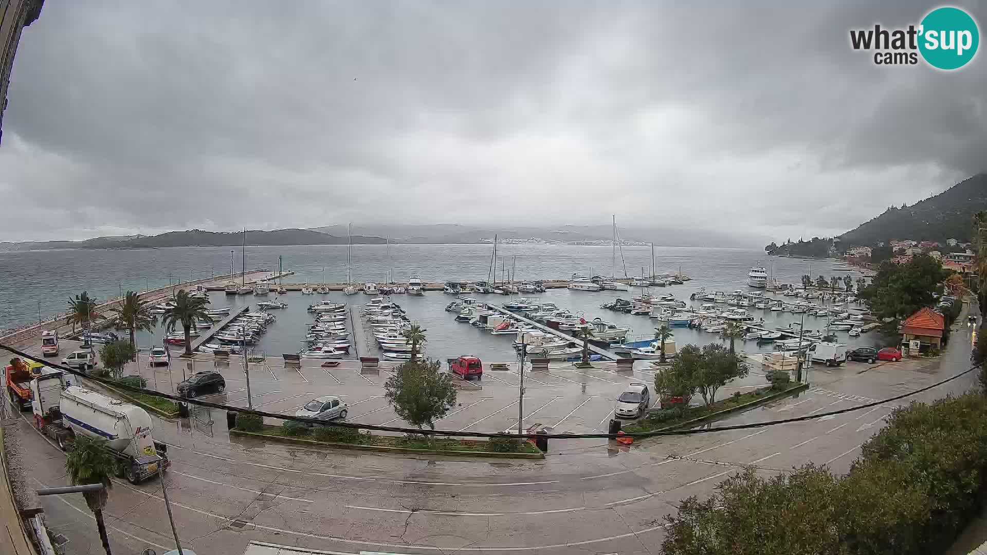 Webcam Orebić Riva – Ferry to Korčula Live