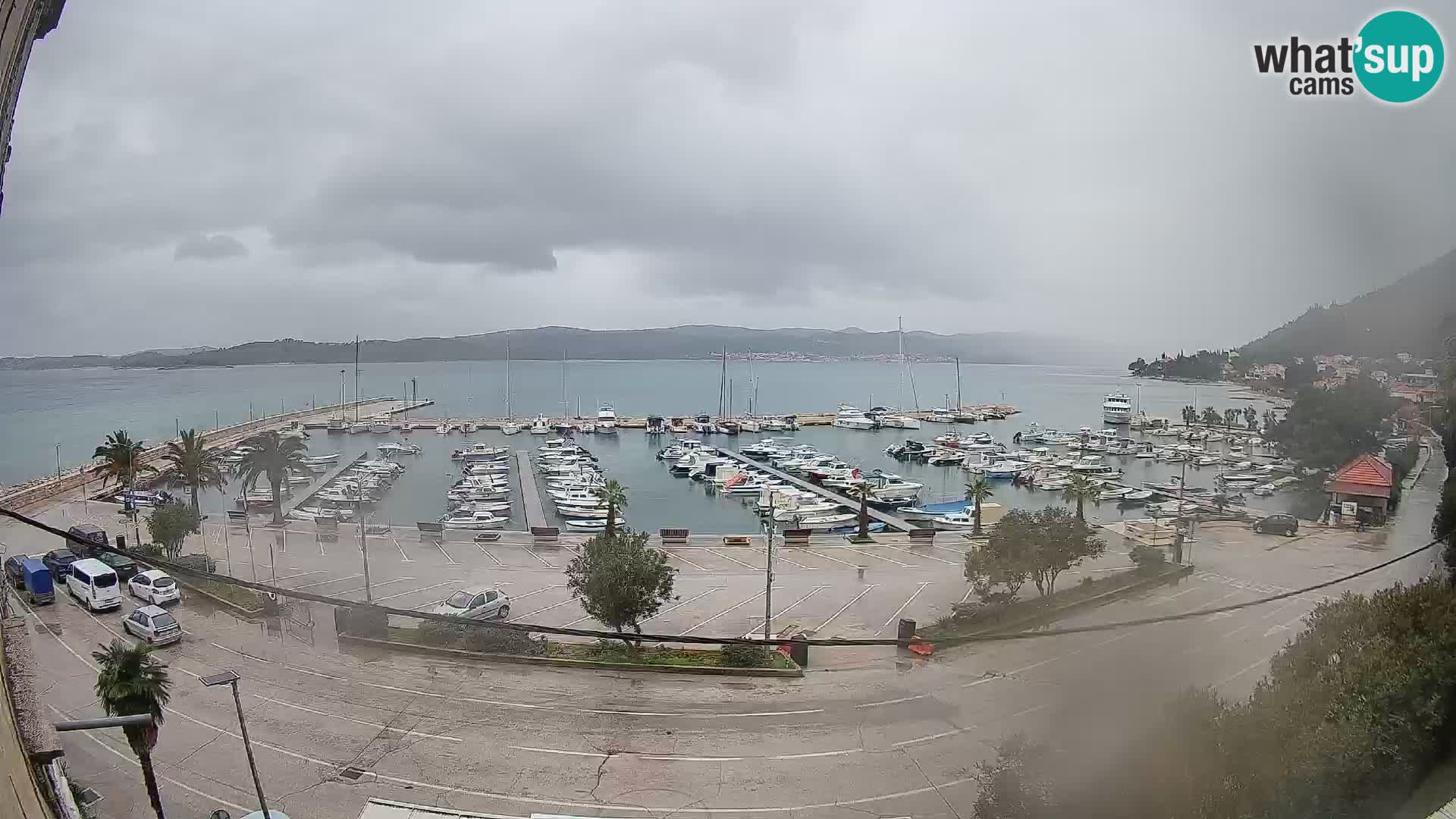 Webcam Orebić Riva – Ferry a Korčula en vivo