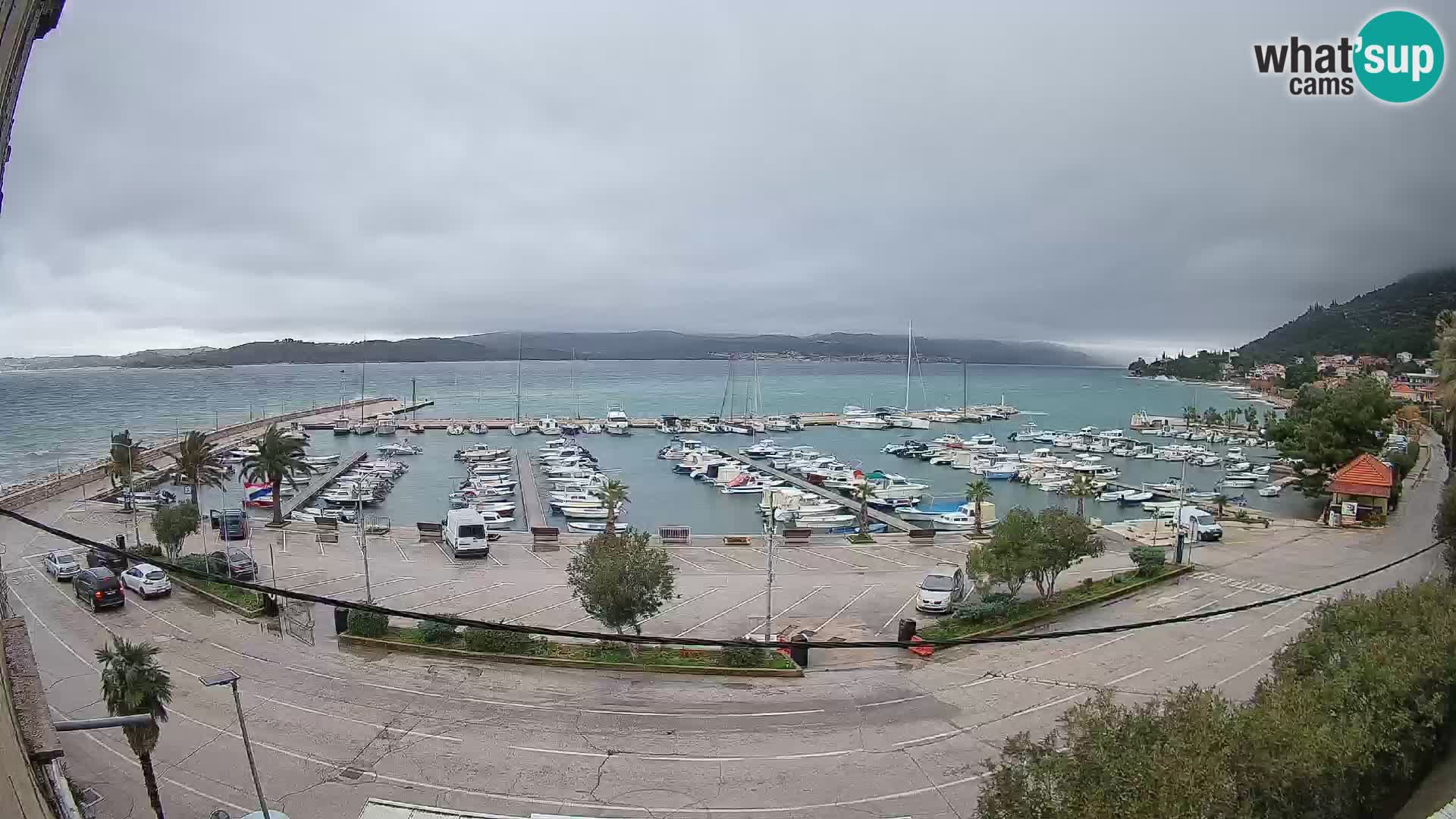 Webcam Orebić Riva – Ferry a Korčula en vivo