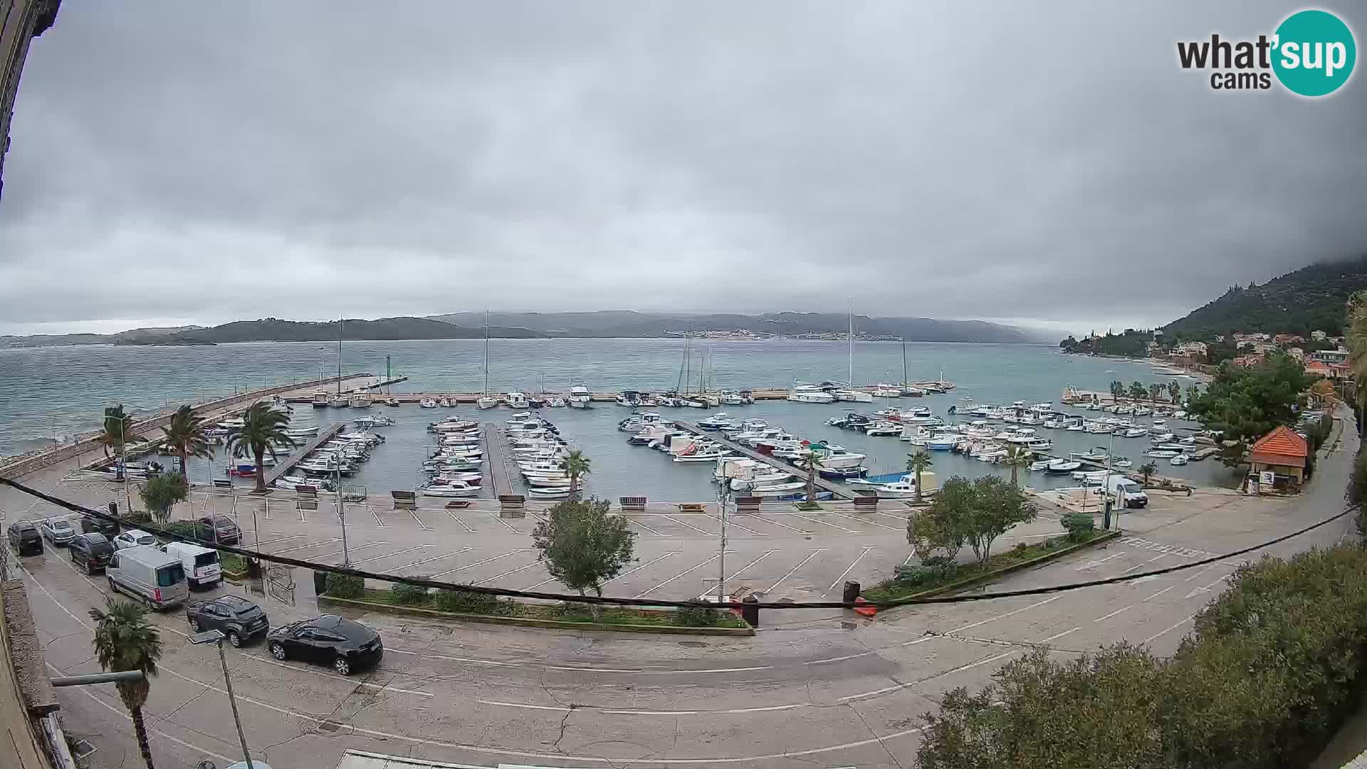 Webcam Orebić Riva – Ferry to Korčula Live