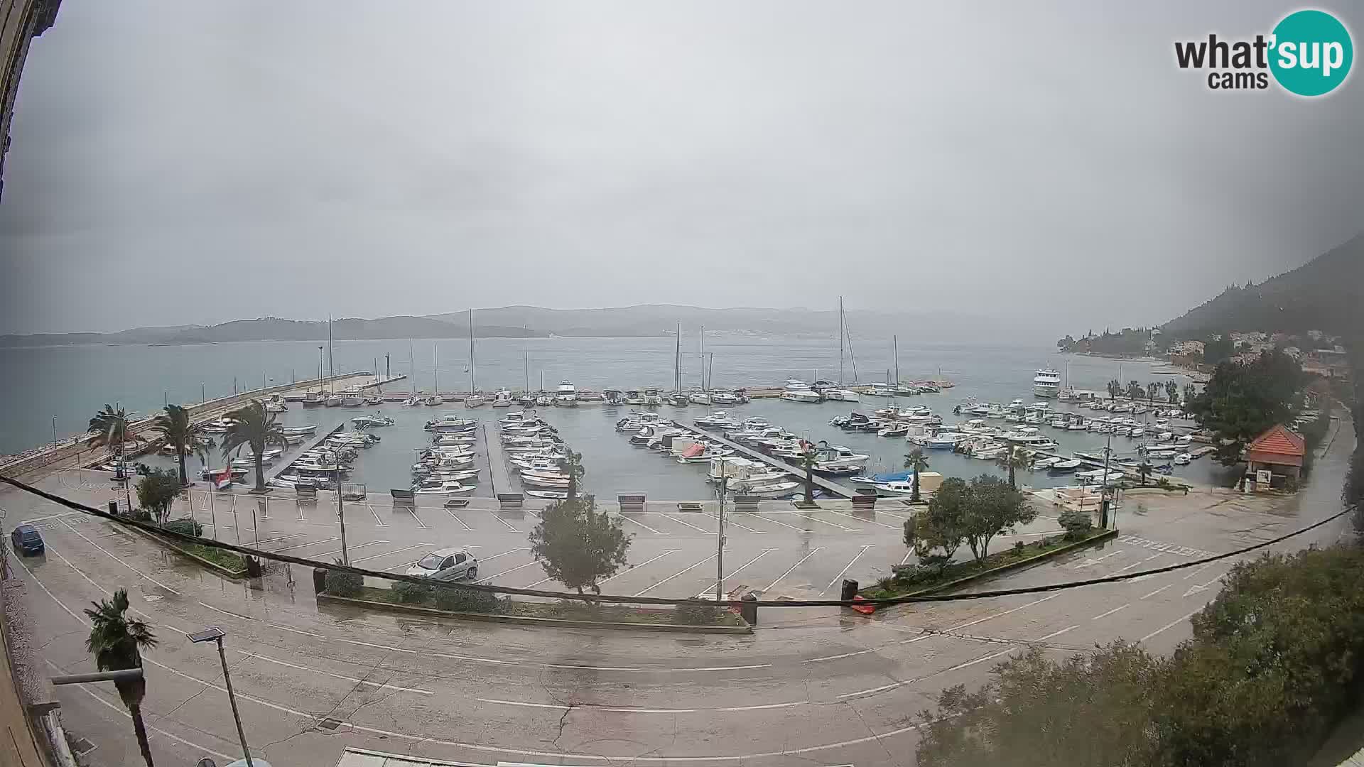 Webcam Orebić Riva – Ferry to Korčula Live