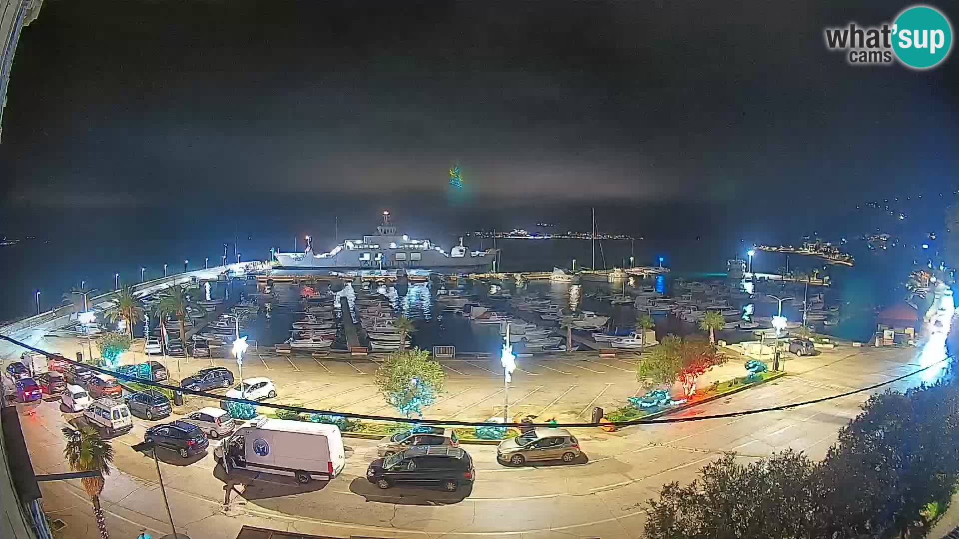 Webcam Orebić Riva – Ferry a Korčula en vivo