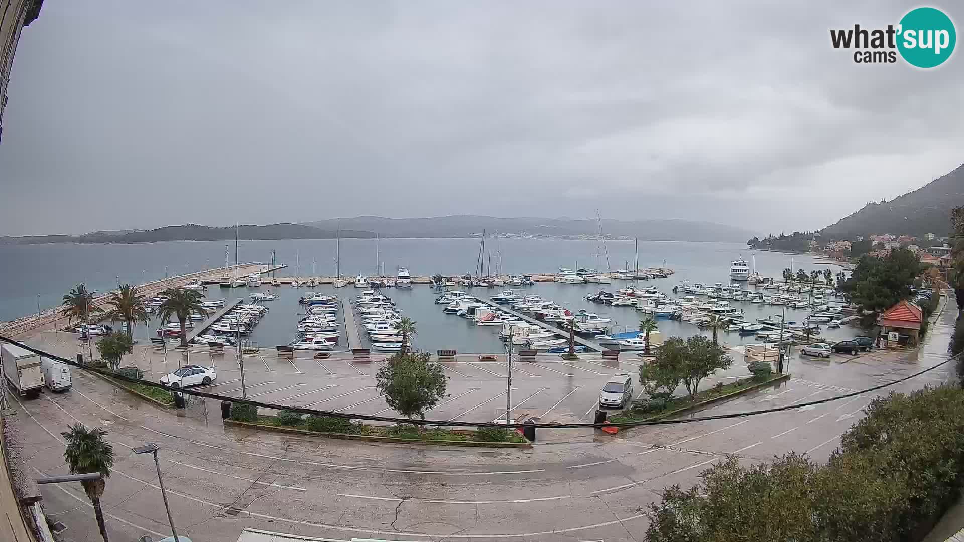 Webcam Orebić Riva – Ferry a Korčula en vivo