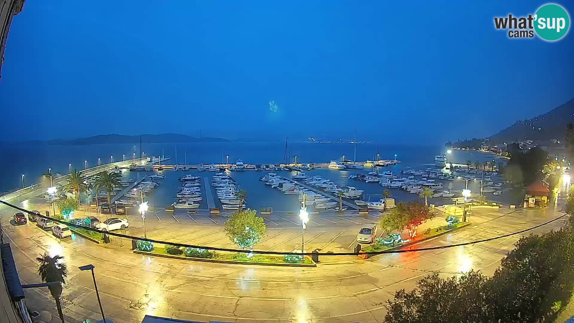 Webcam Orebić Riva – Ferry a Korčula en vivo