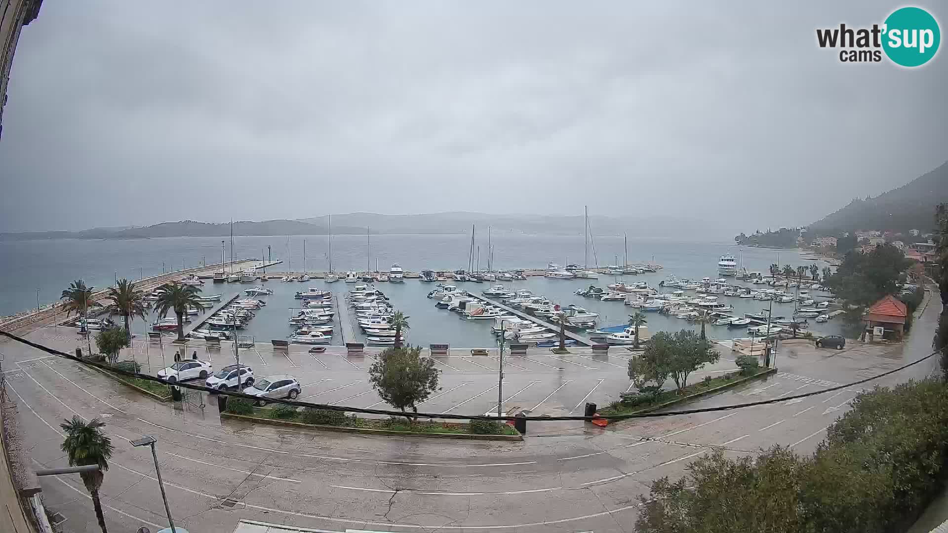 Webcam Orebić Riva – Ferry to Korčula Live
