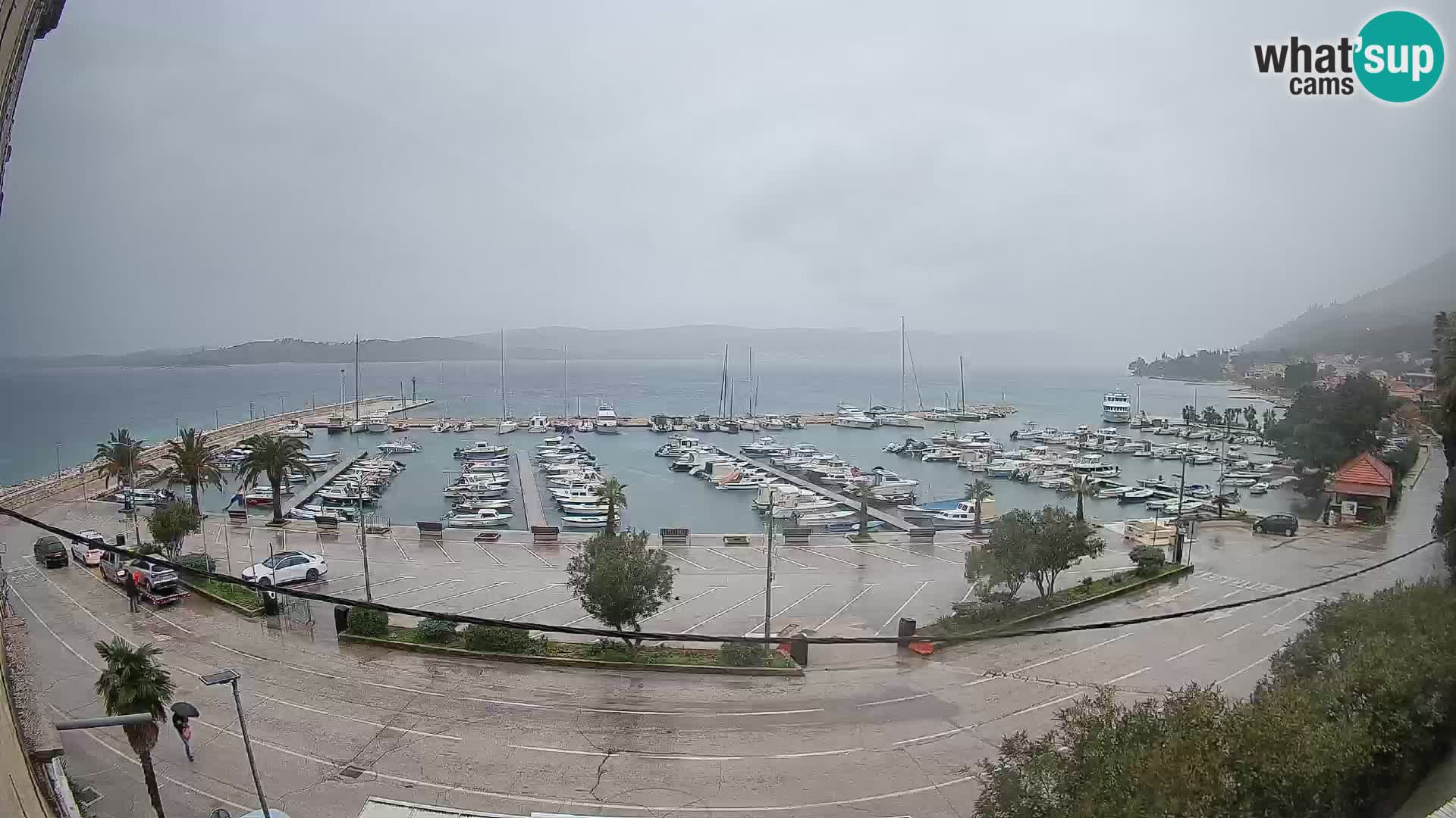 Webcam Orebić Riva – Ferry vers Korčula en direct