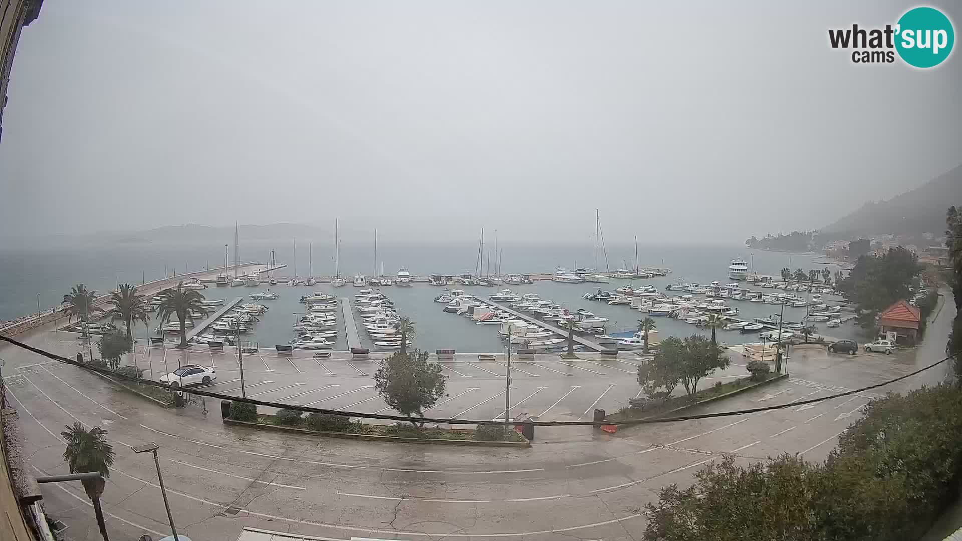 Webcam Orebić Uferpromenade – Fähre nach Korčula Live