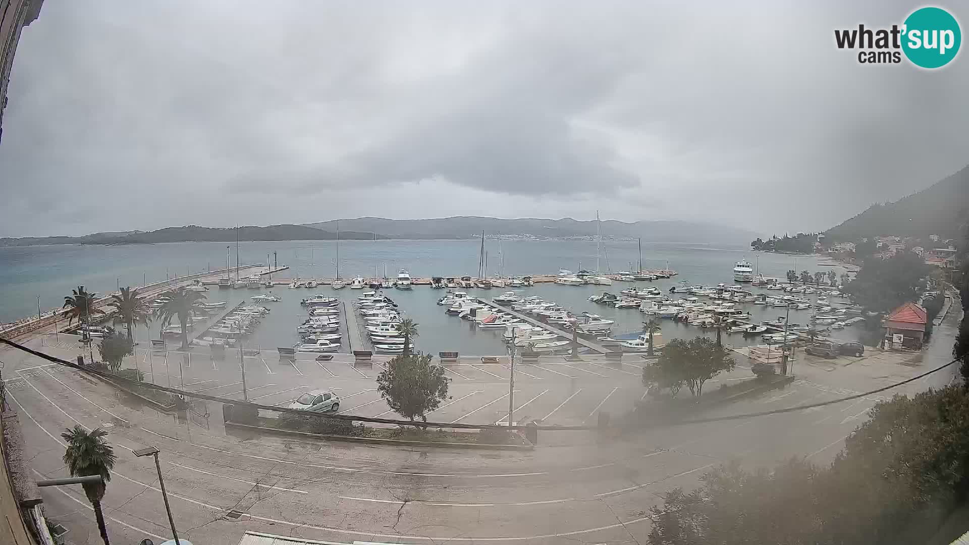 Webcam Orebić Riva – Ferry a Korčula en vivo