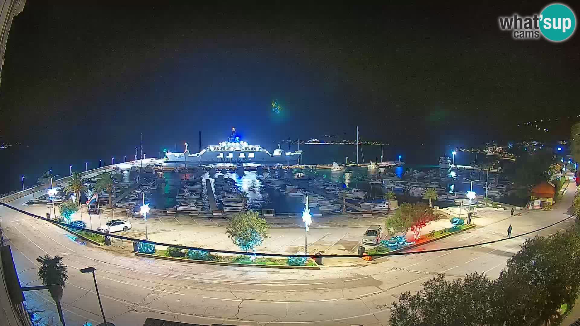 Webcam Orebić Riva – Ferry a Korčula en vivo