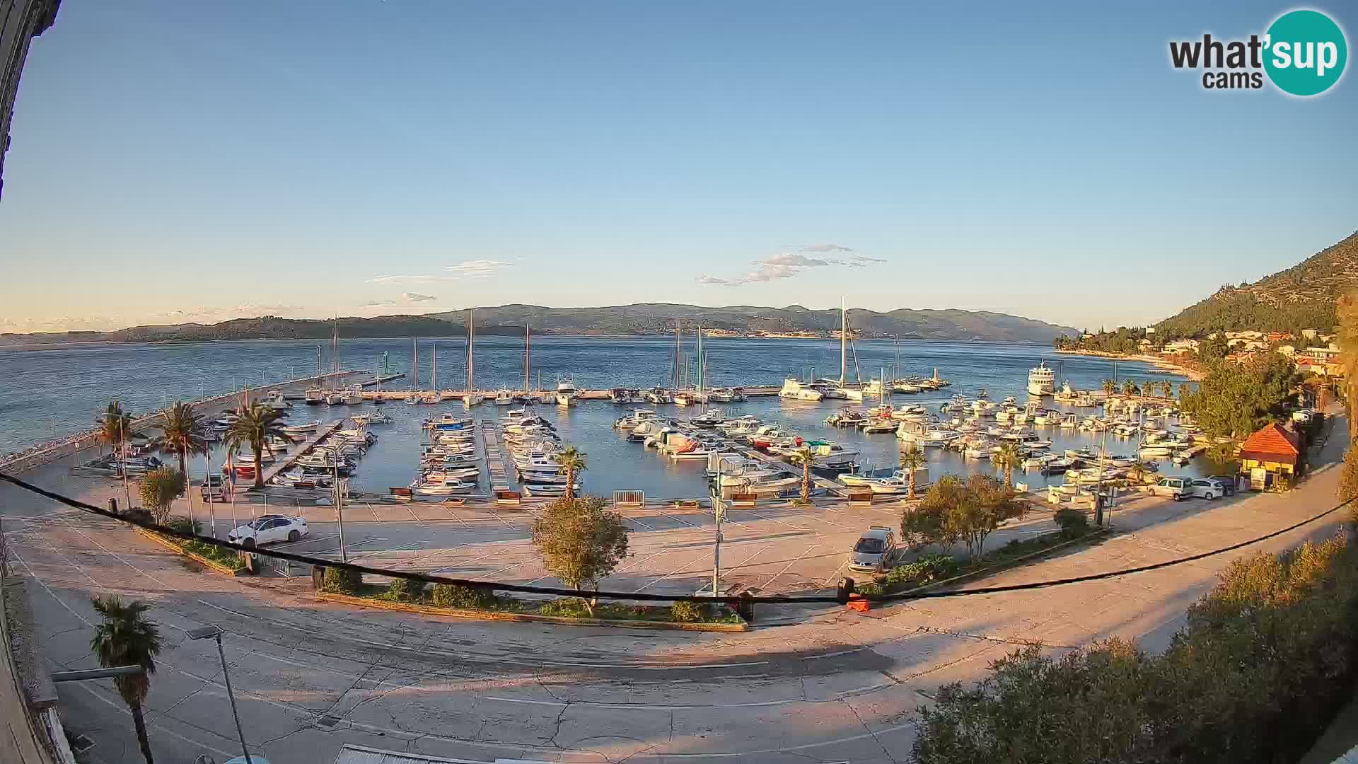 Webcam Orebić Riva – Ferry to Korčula Live