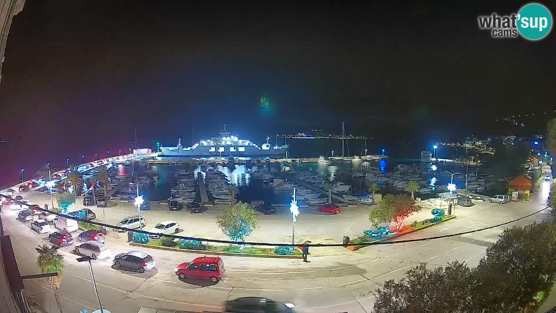 Webcam Orebić Riva – Ferry vers Korčula en direct