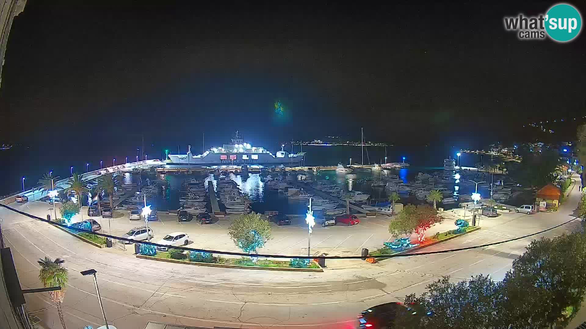 Webcam Orebić Riva – Ferry vers Korčula en direct