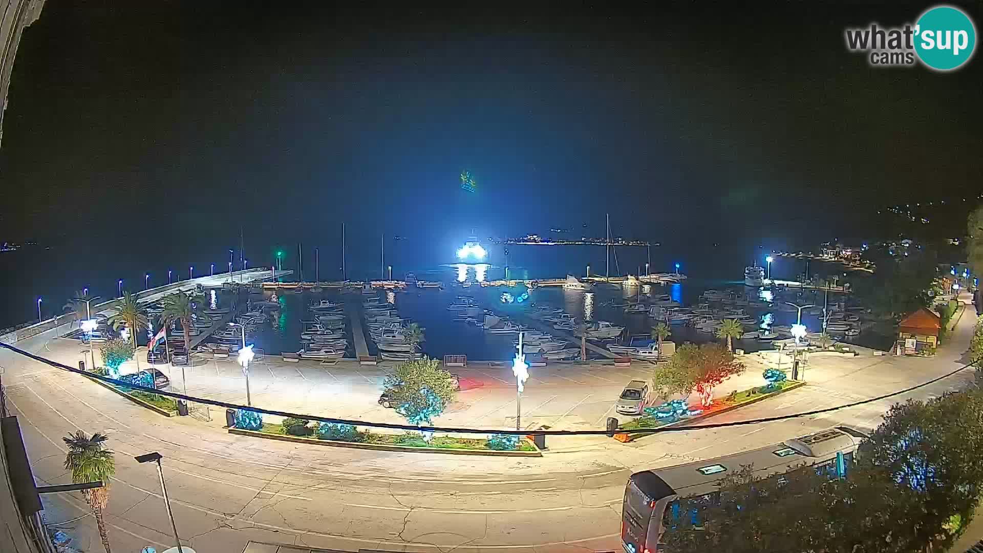 Spletna kamera Orebić Riva – Trajekt za Korčulo v živo