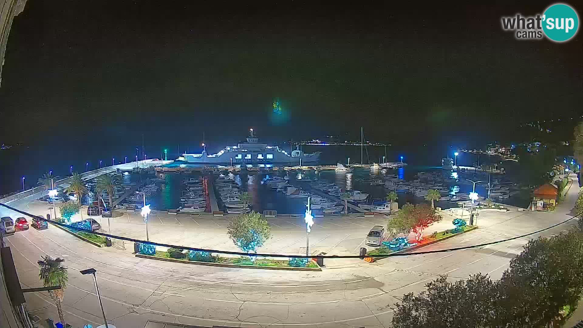 Webcam Orebić Riva – Ferry vers Korčula en direct