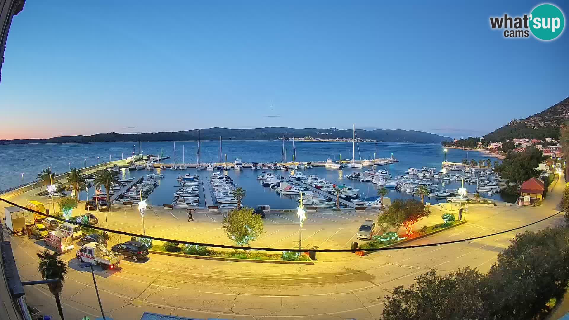 Webcam Orebić Riva – Ferry vers Korčula en direct