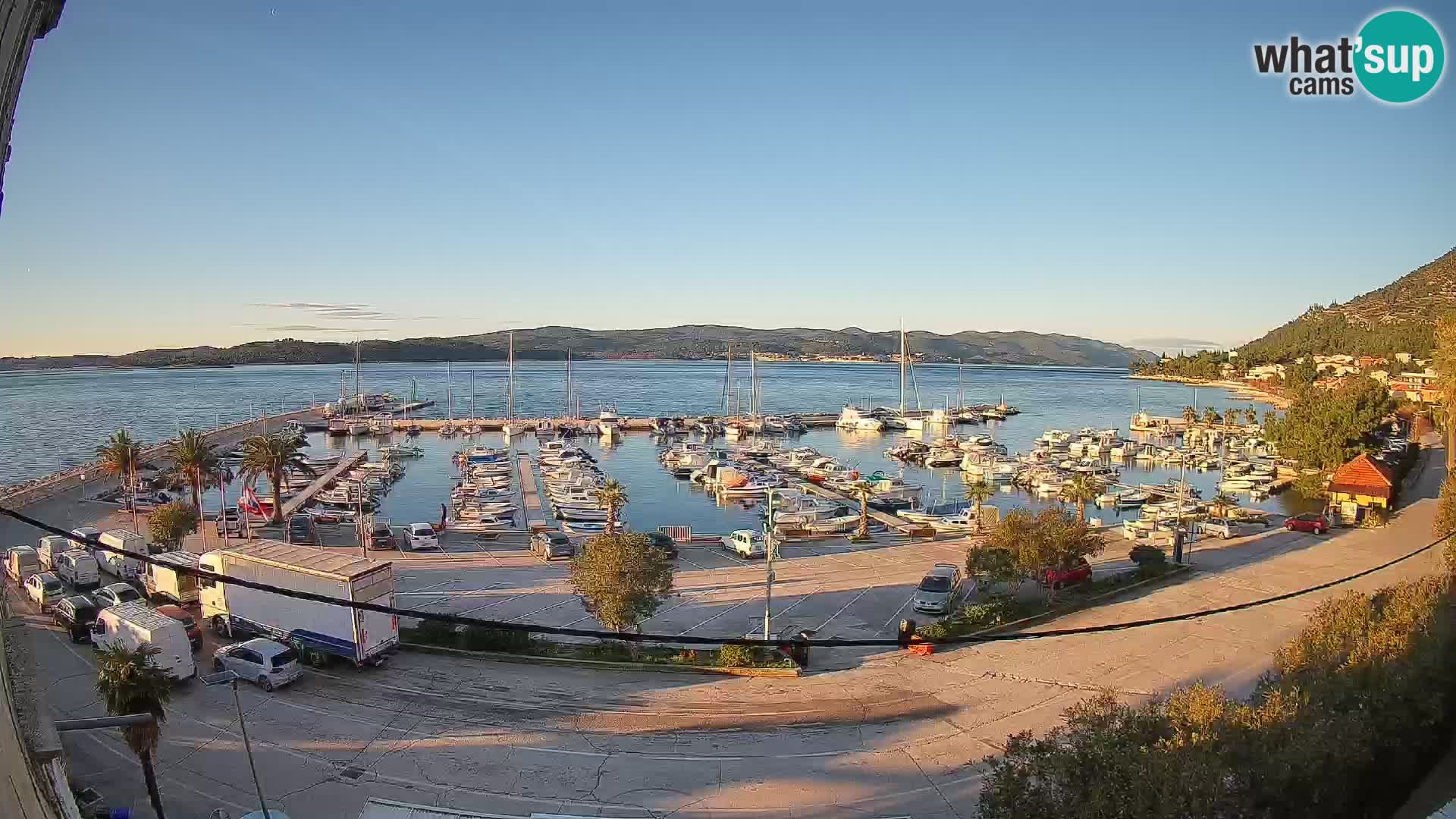 Webcam Orebić Riva – Ferry to Korčula Live