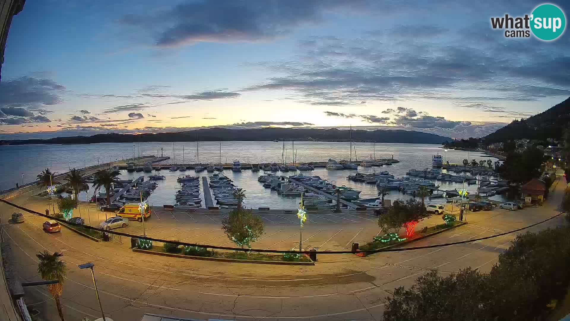 Webcam Orebić Riva – Ferry vers Korčula en direct