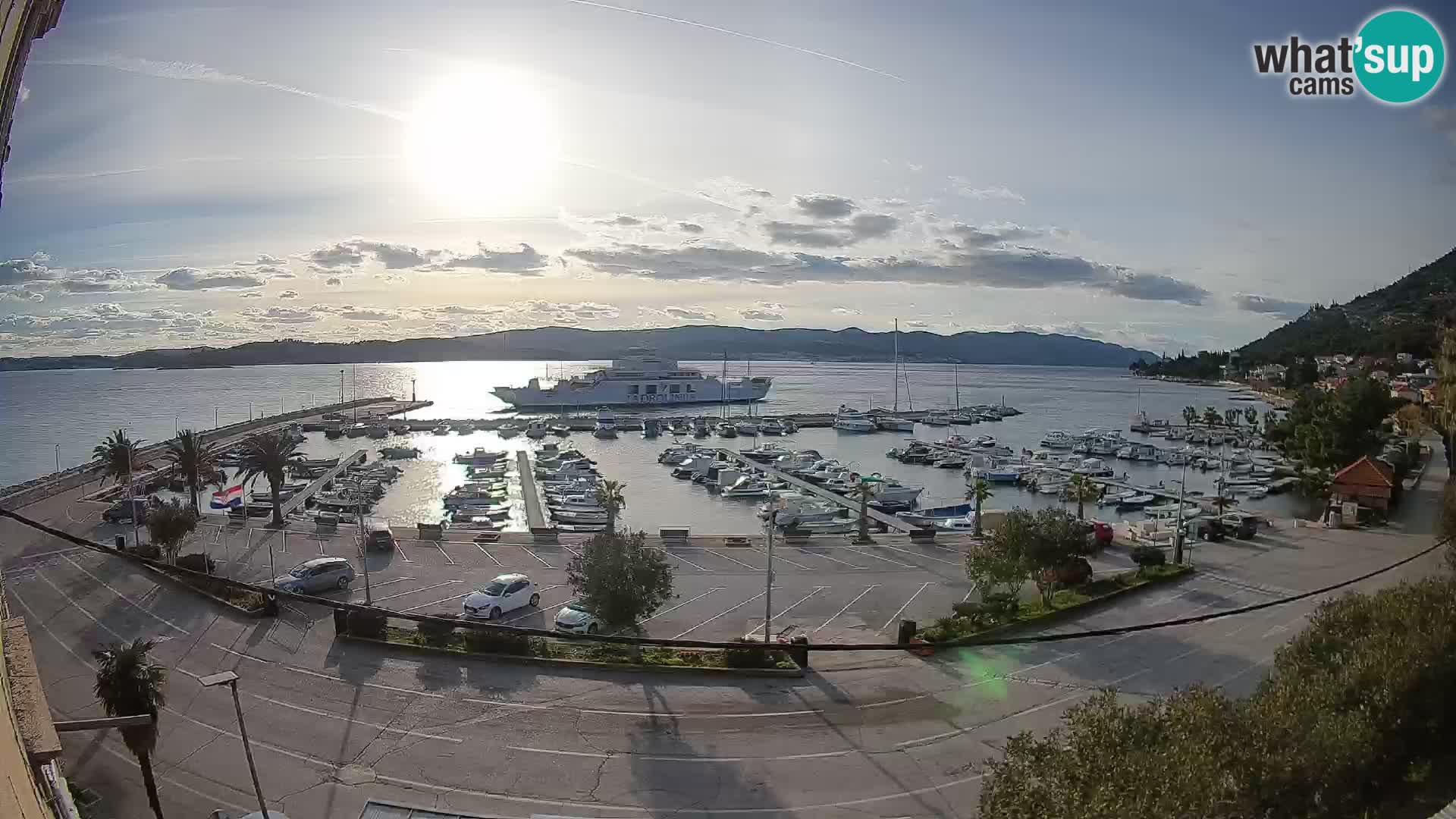 Webcam Sabbioncello Riva – Traghetto per Curzola in diretta