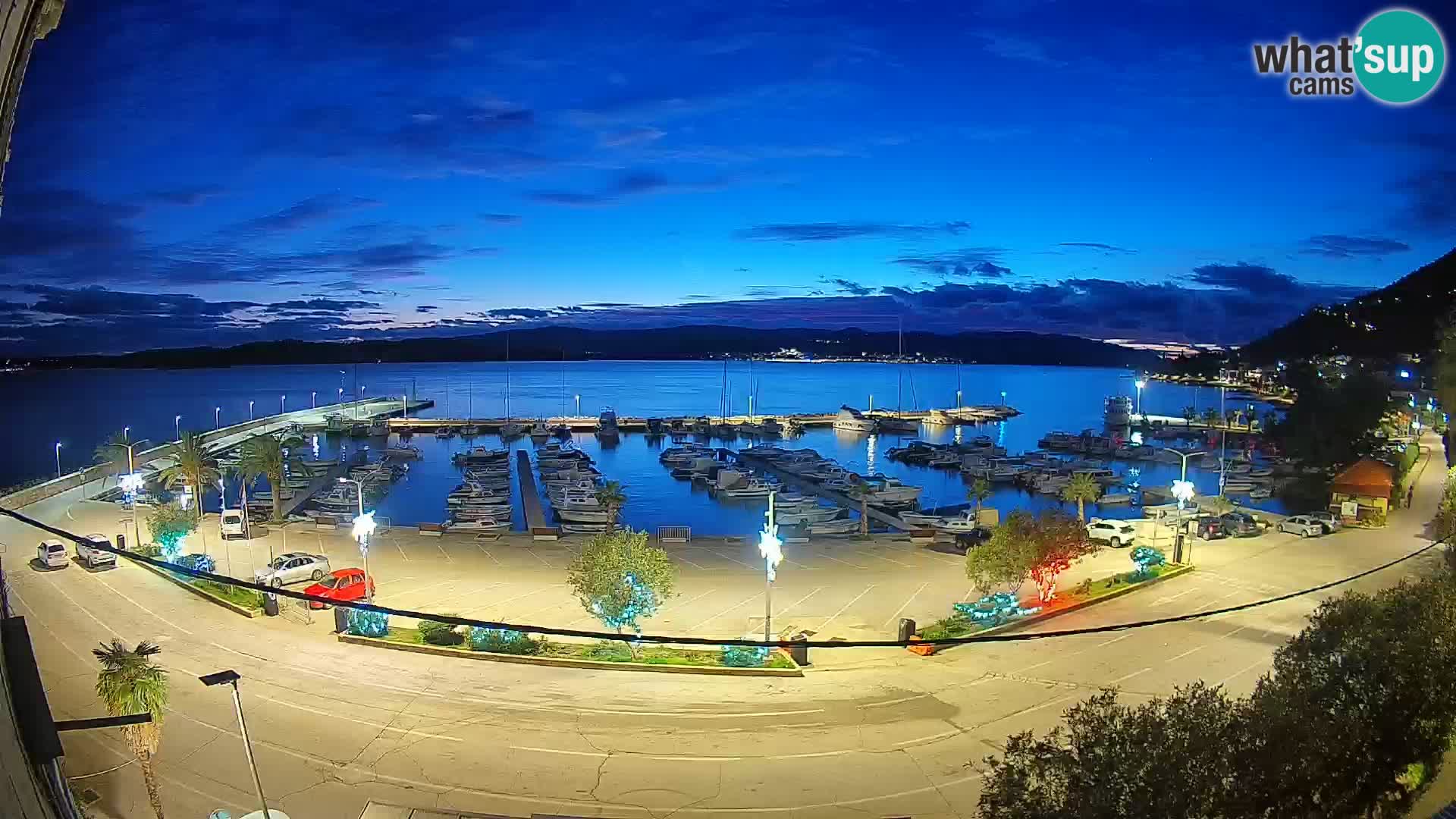 Webcam Orebić Uferpromenade – Fähre nach Korčula Live