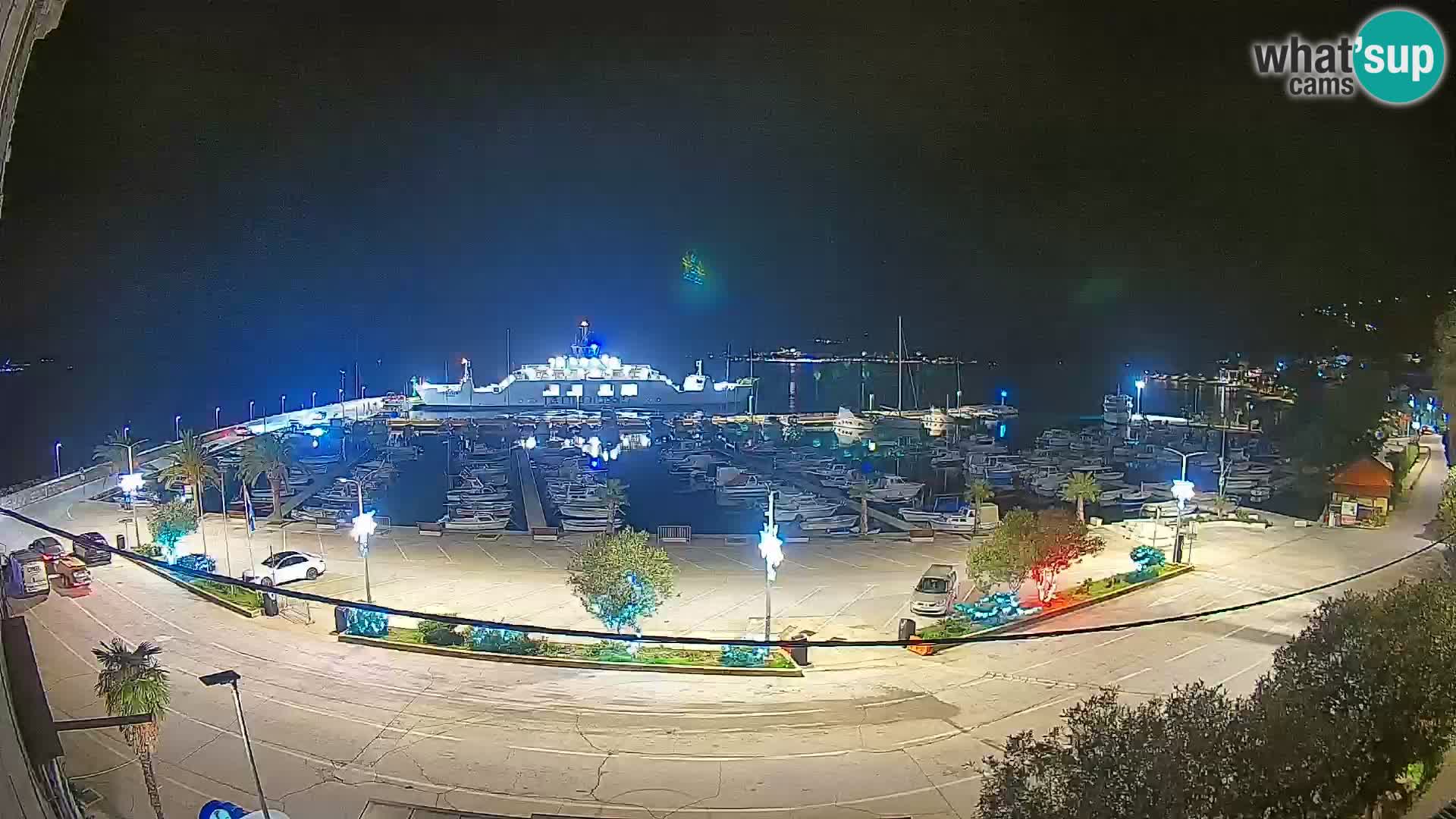 Webcam Orebić Riva – Ferry to Korčula Live