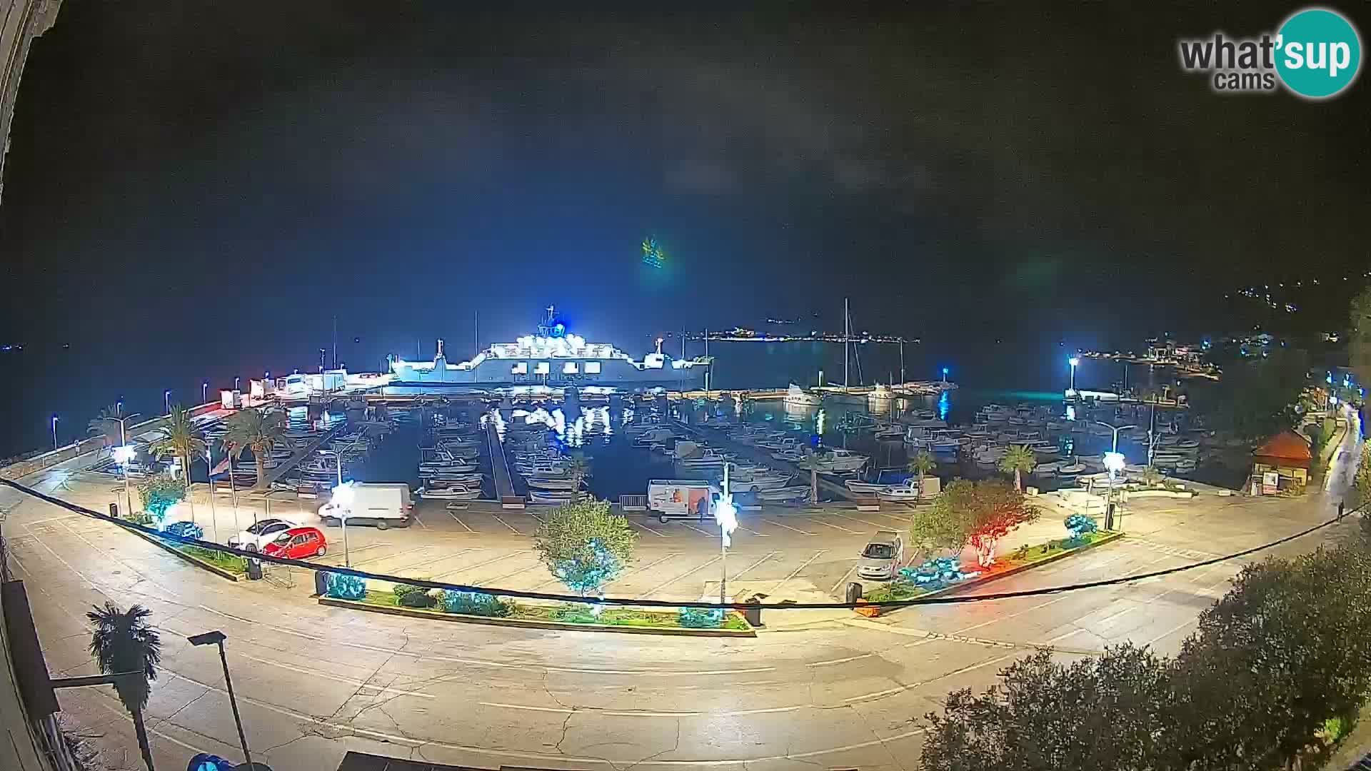 Webcam Orebić Riva – Ferry vers Korčula en direct