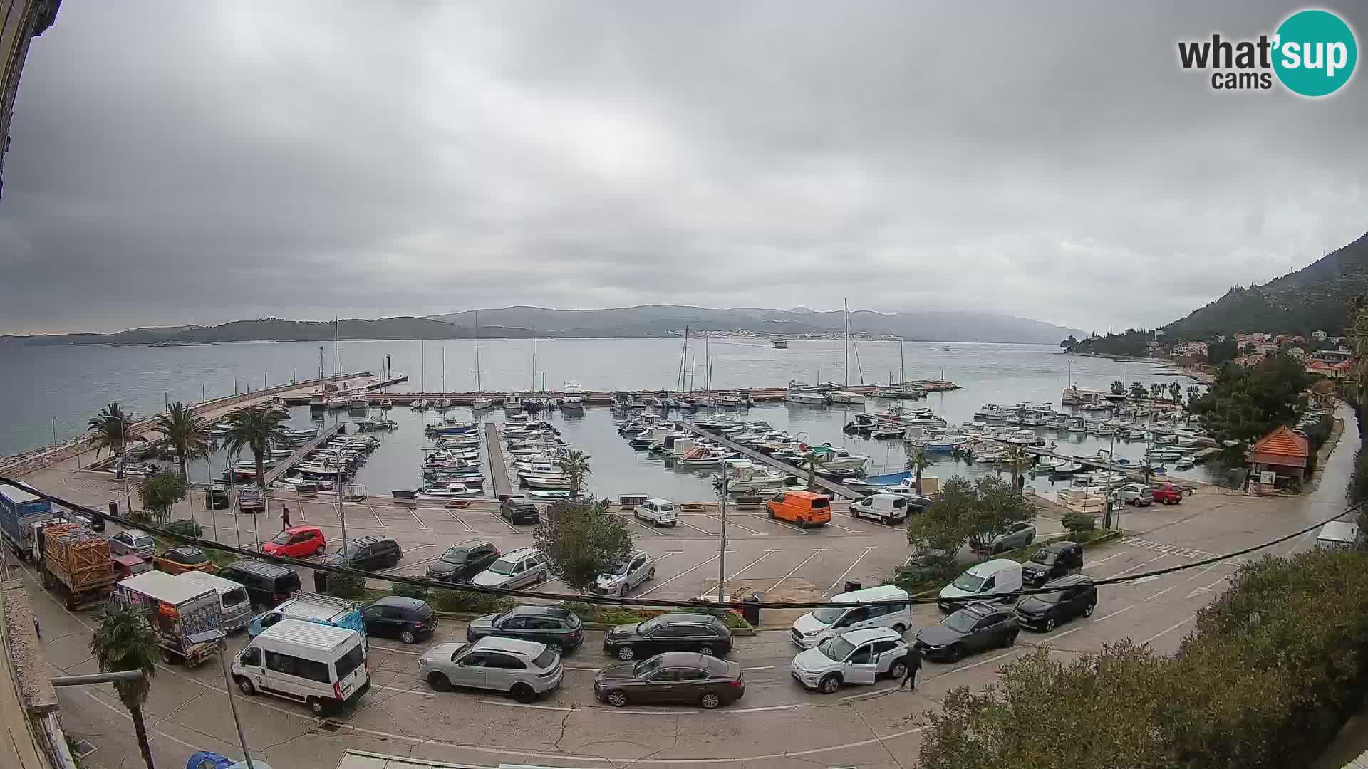 Webcam Orebić Riva – Ferry vers Korčula en direct