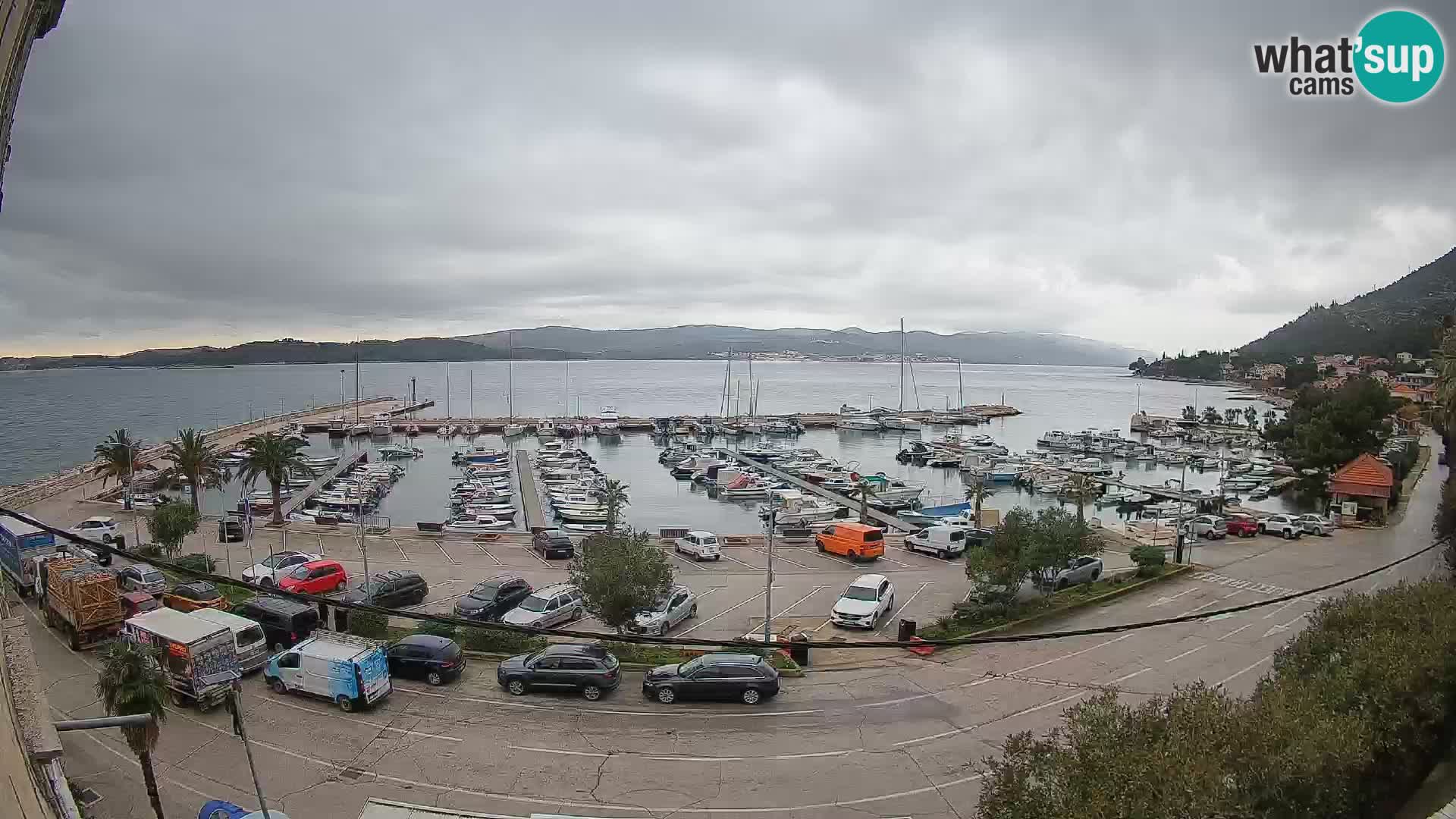 Webcam Orebić Riva – Ferry a Korčula en vivo
