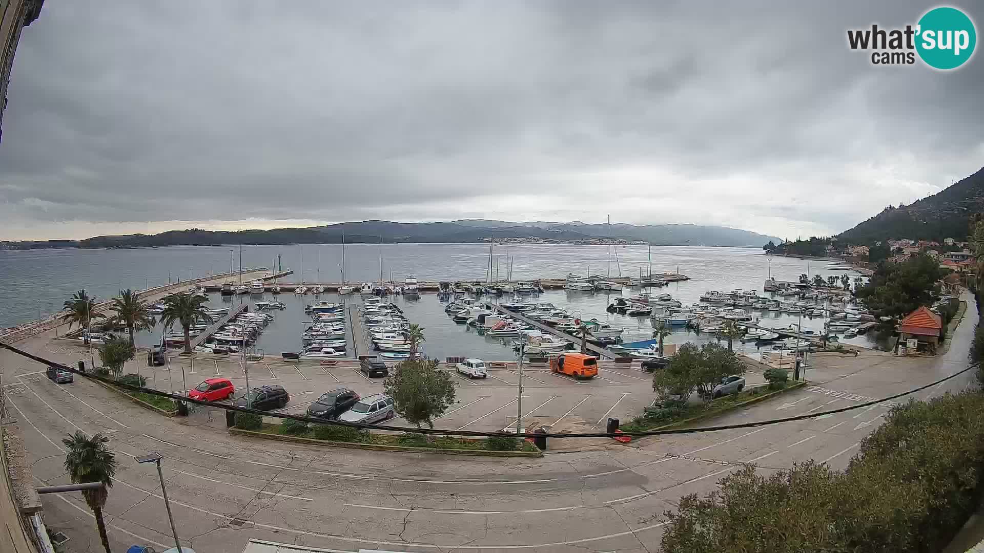 Webcam Orebić Riva – Ferry vers Korčula en direct