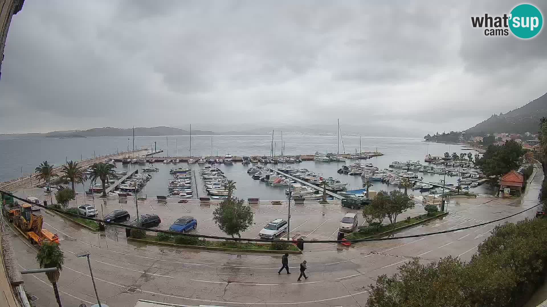 Webcam Orebić Riva – Ferry to Korčula Live