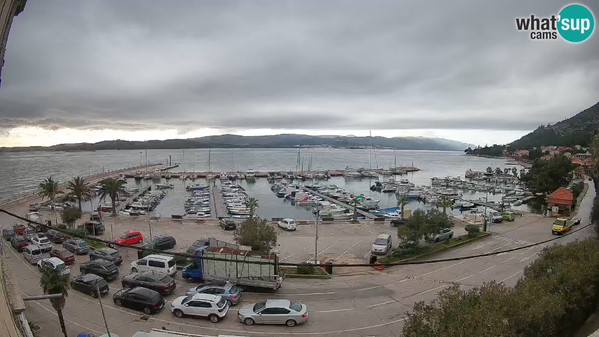 Web kamera Orebić Riva – Trajekt za Korčulu uživo