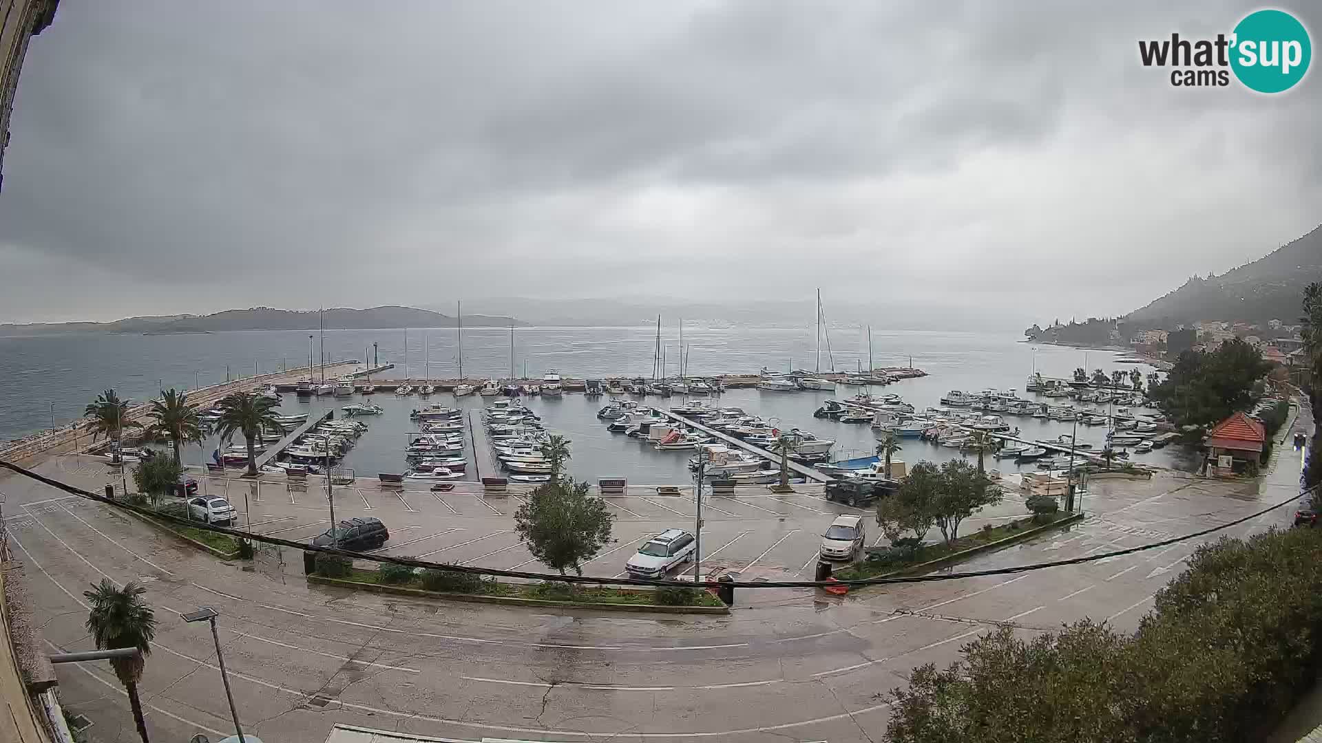 Webcam Orebić Riva – Ferry to Korčula Live