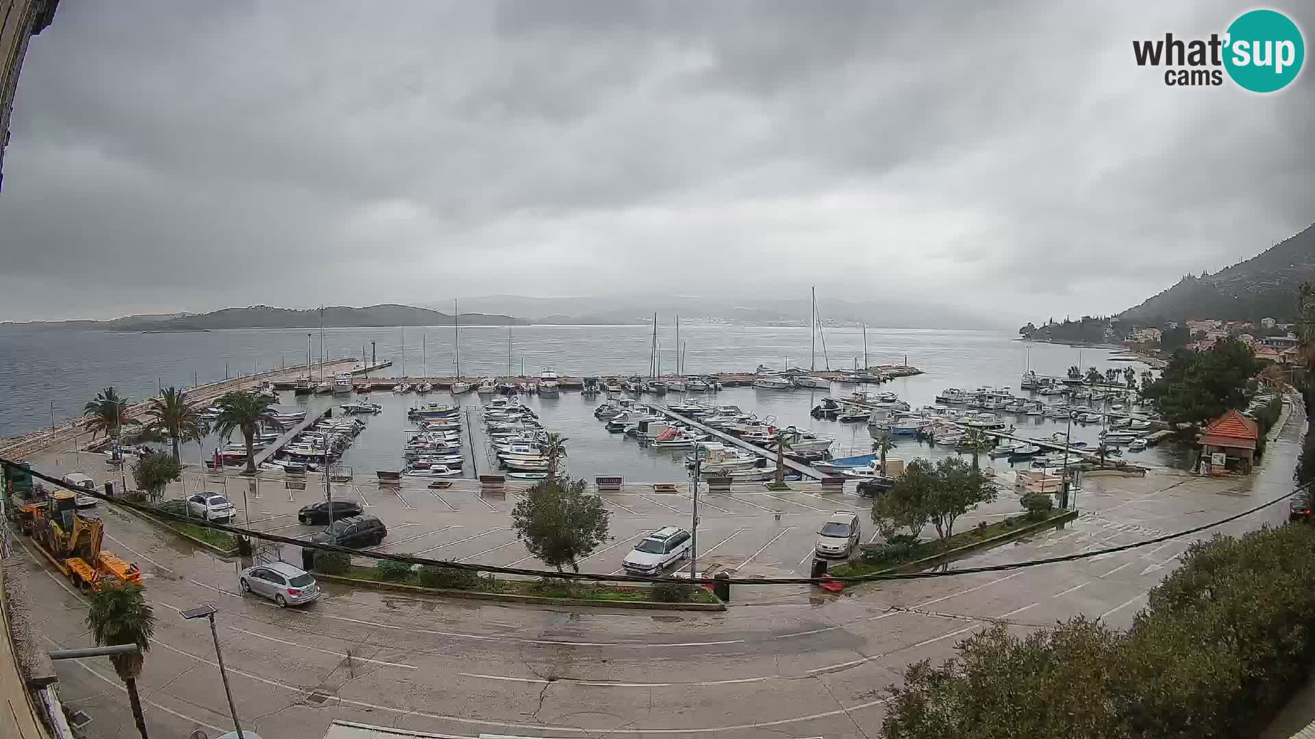 Webcam Orebić Uferpromenade – Fähre nach Korčula Live