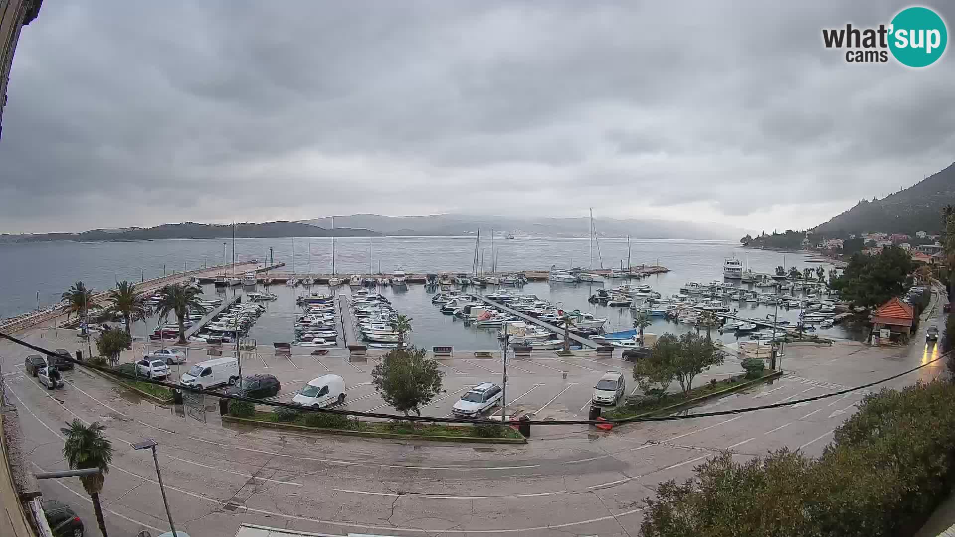 Web kamera Orebić Riva – Trajekt za Korčulu uživo