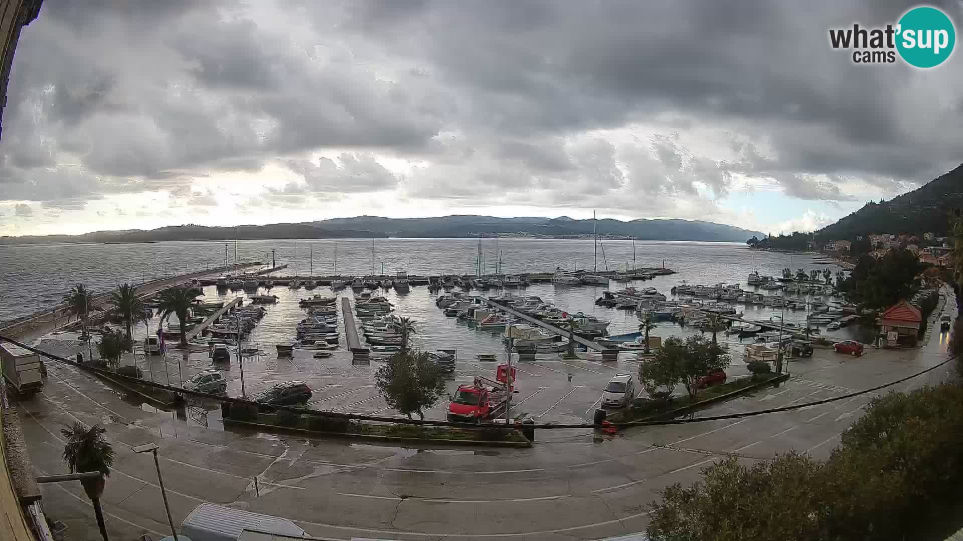 Webcam Orebić Riva – Ferry vers Korčula en direct