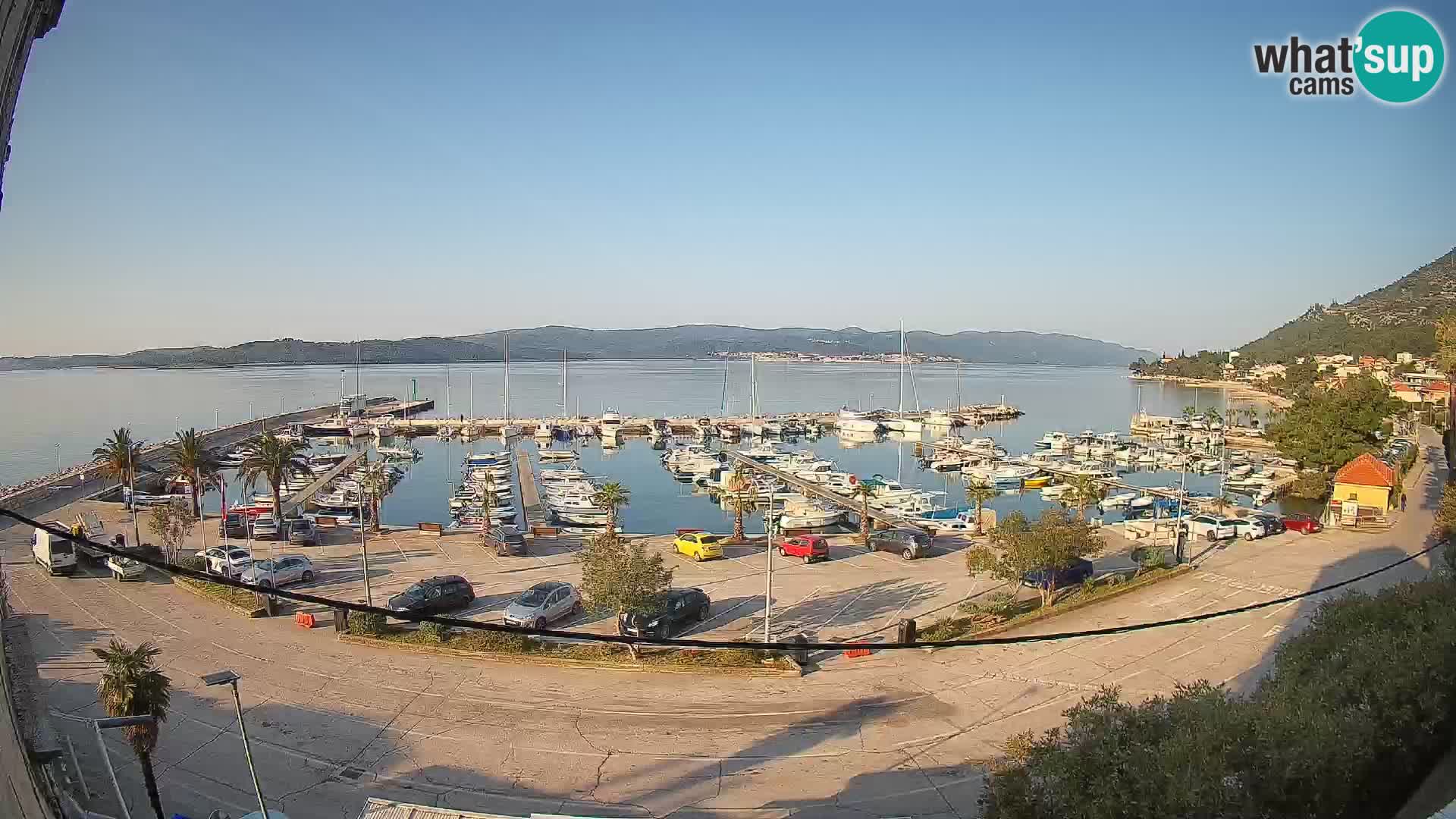 Webcam Orebić Riva – Ferry to Korčula Live