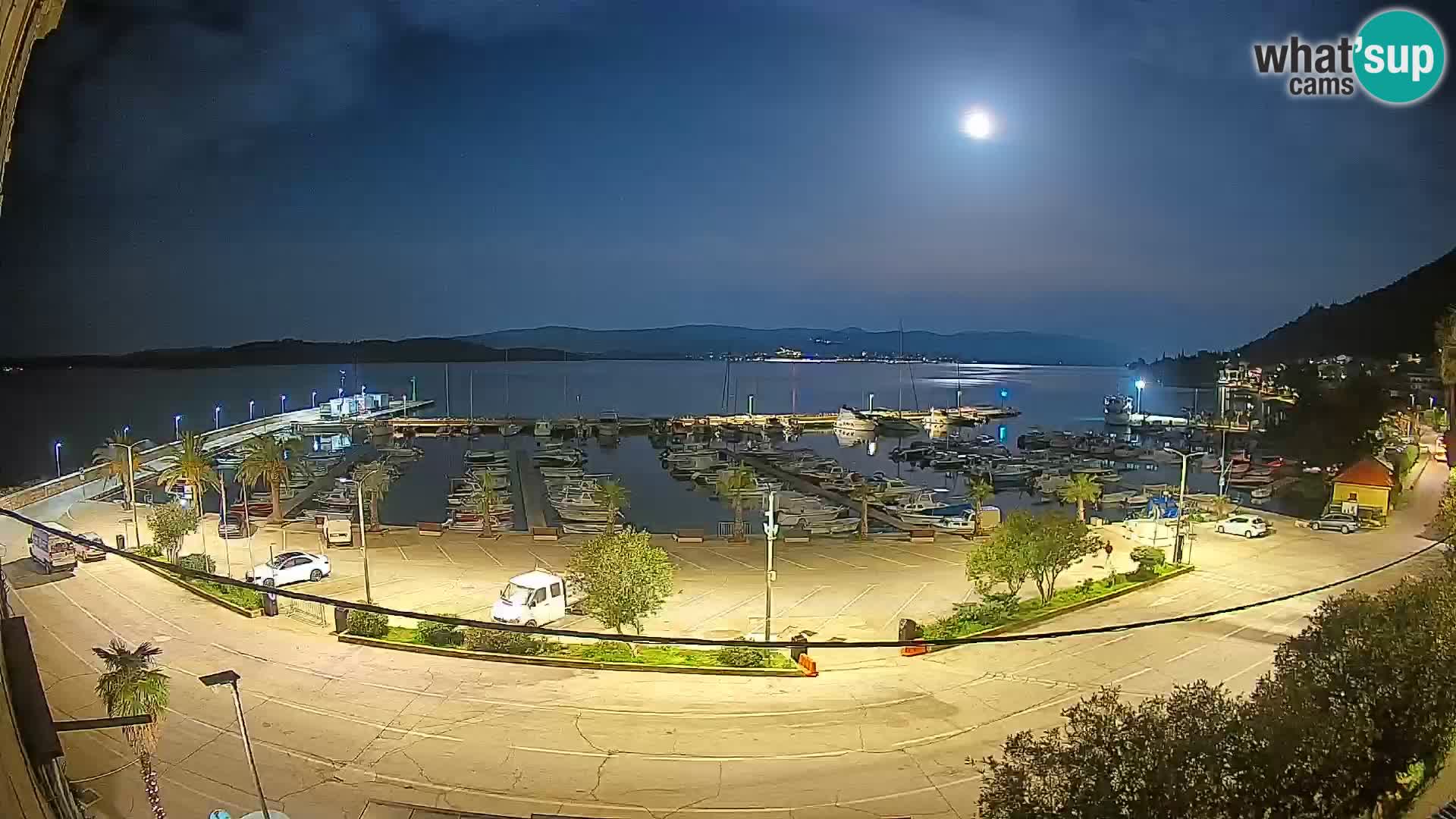 Webcam Orebić Uferpromenade – Fähre nach Korčula Live