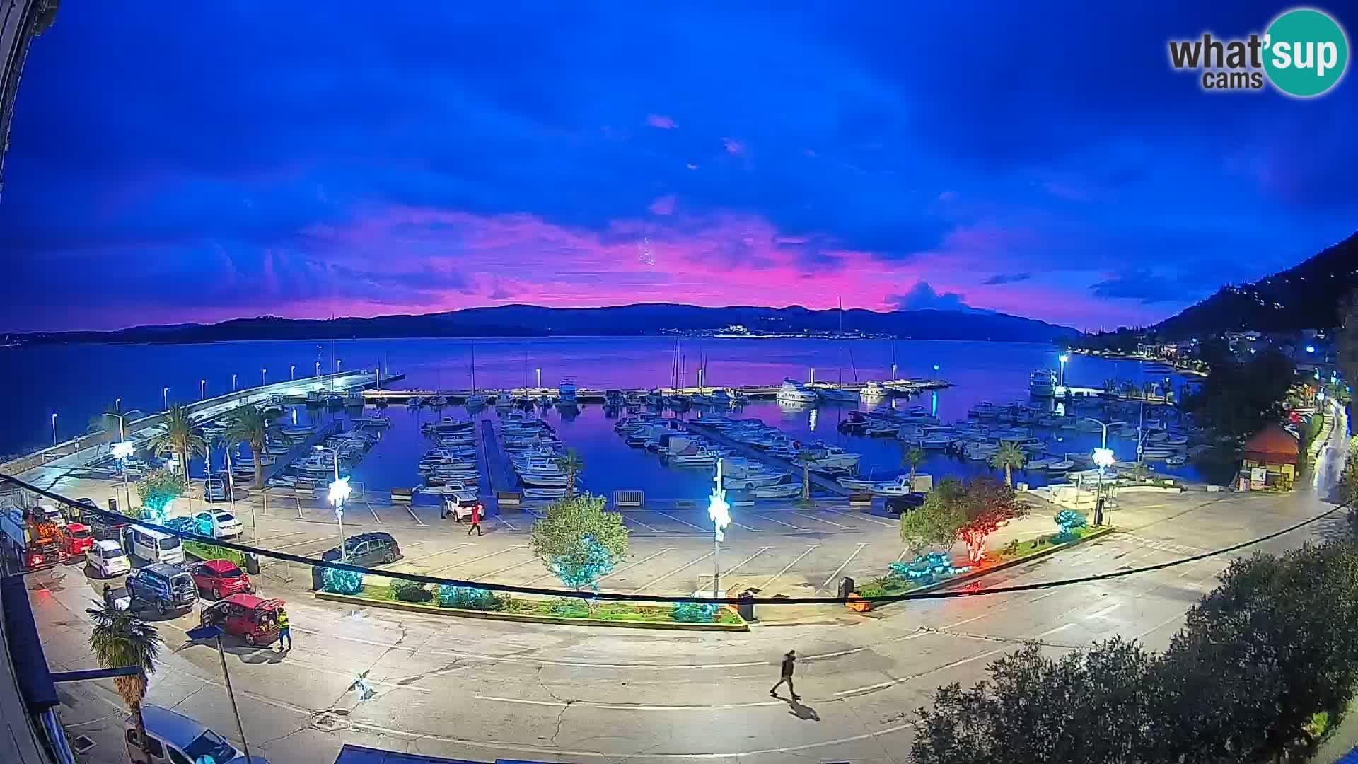 Webcam Orebić Uferpromenade – Fähre nach Korčula Live