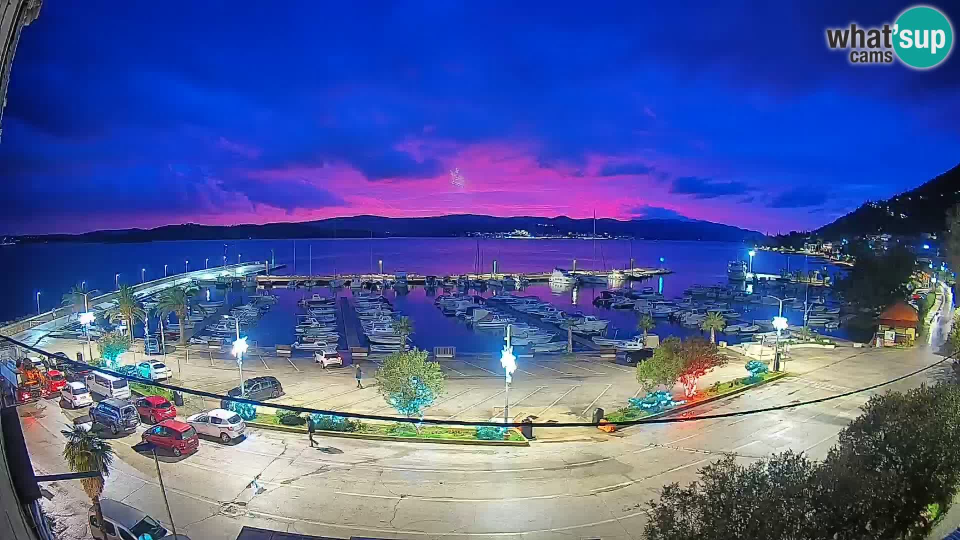 Webcam Orebić Riva – Ferry vers Korčula en direct