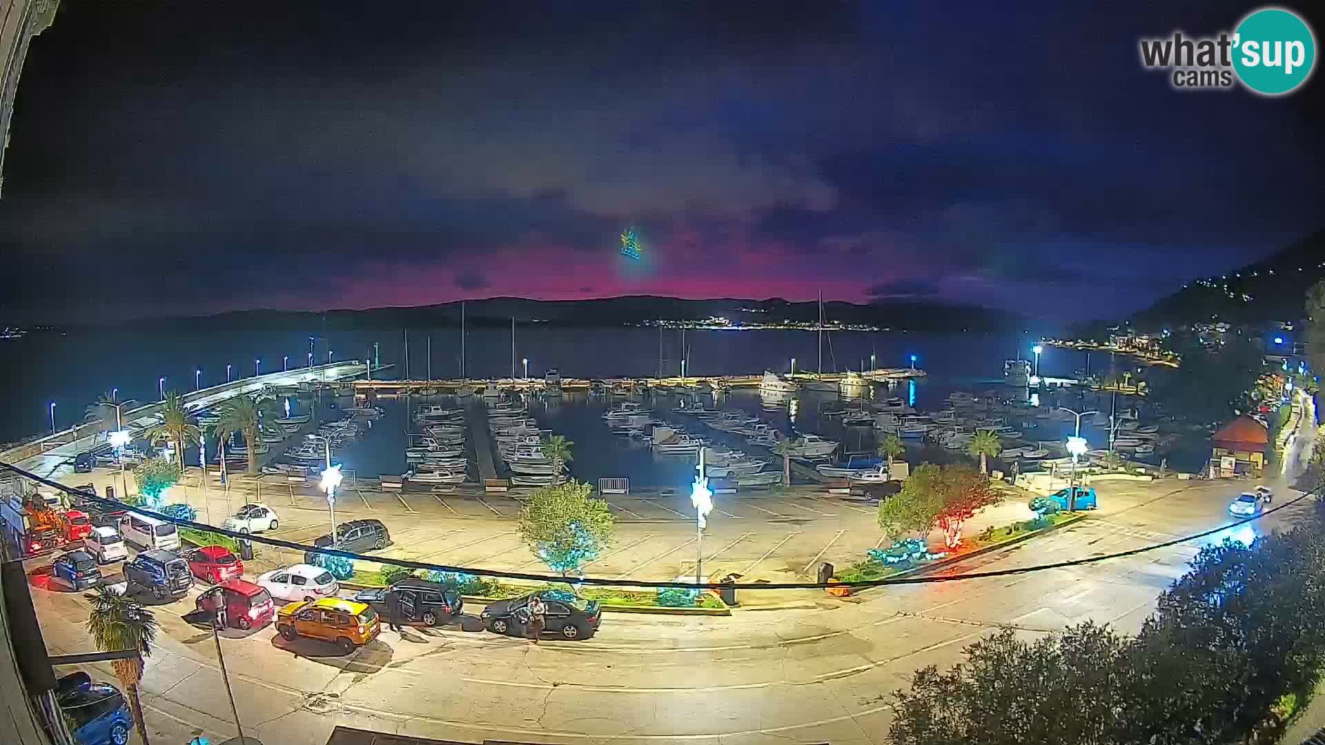 Webcam Orebić Riva – Ferry a Korčula en vivo